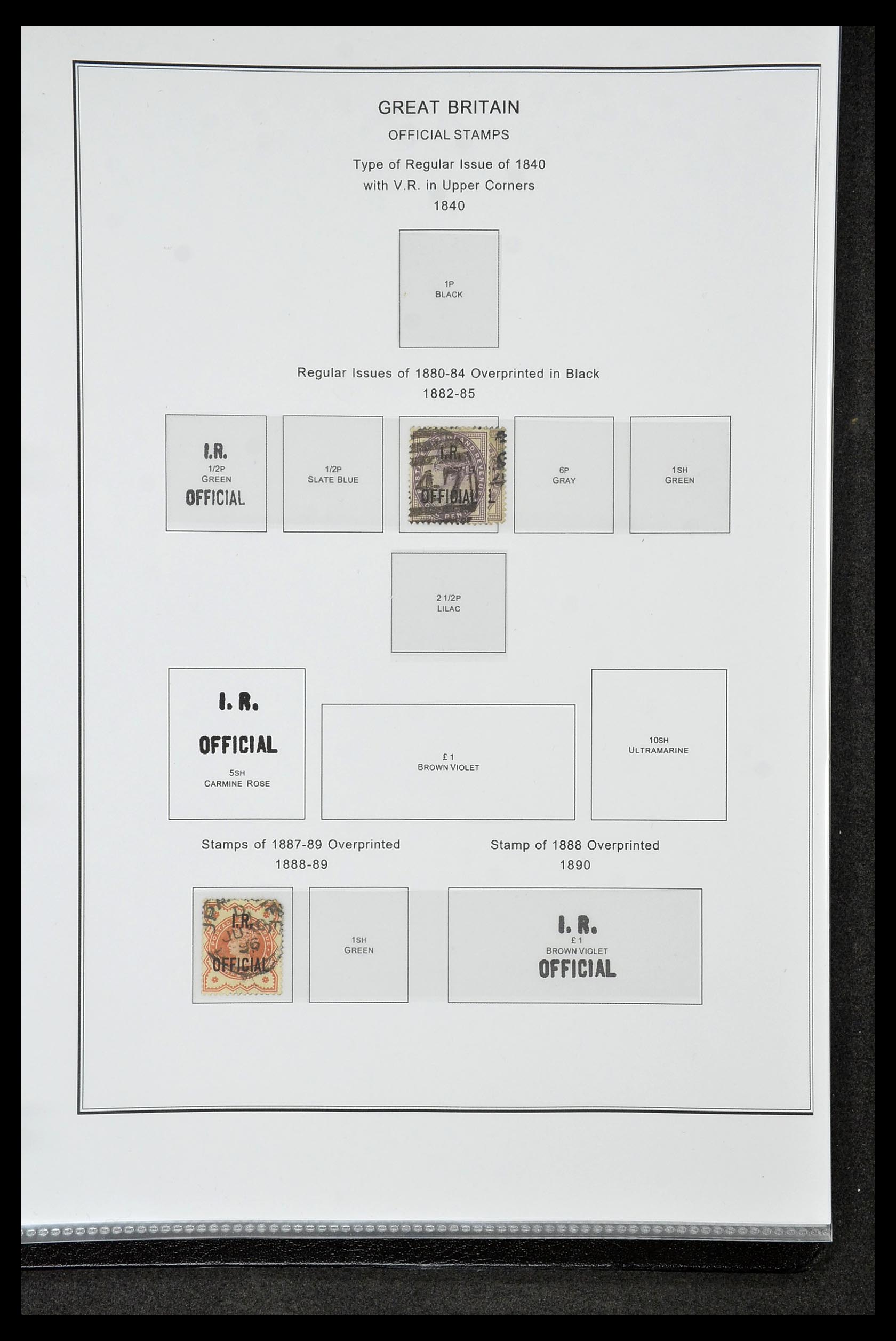 35060 0028 - Stamp Collection 35060 Great Britain and Commonwealth 1840-1970.