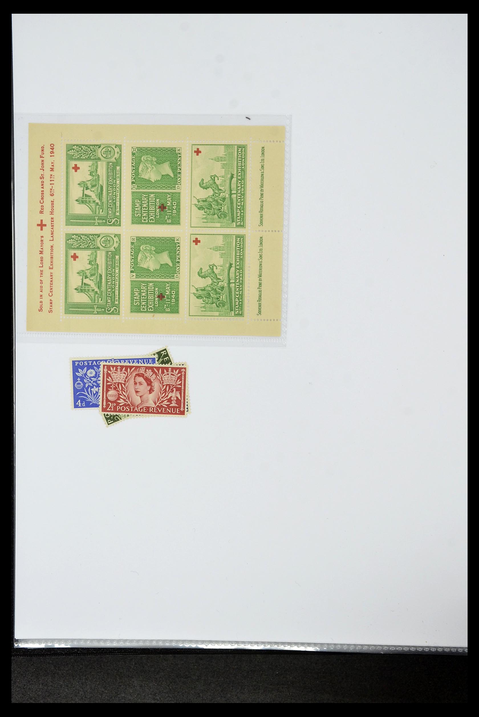 35060 0031 - Postzegelverzameling 35060 Engeland en kolonien 1840-1970.