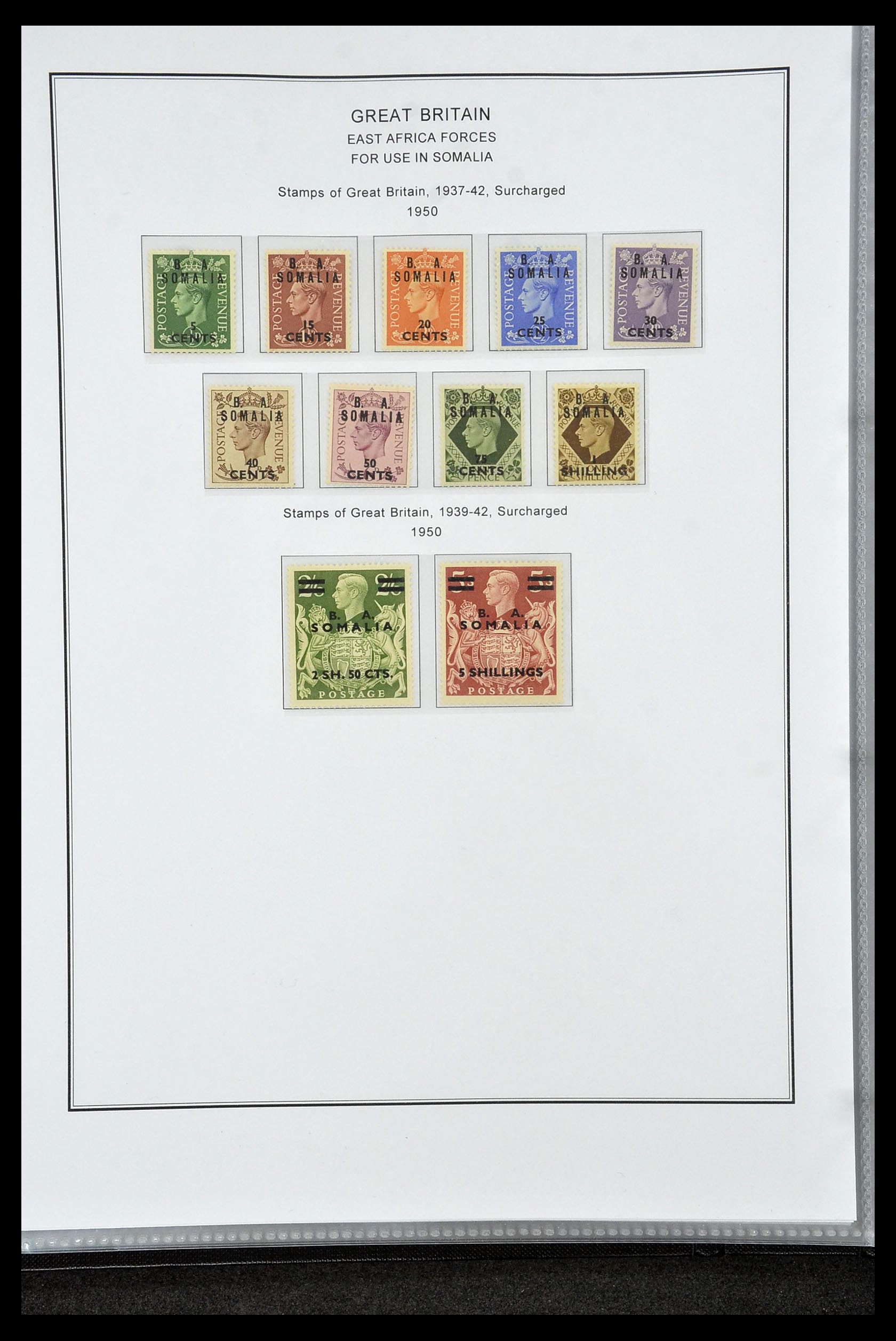 35060 0040 - Postzegelverzameling 35060 Engeland en kolonien 1840-1970.