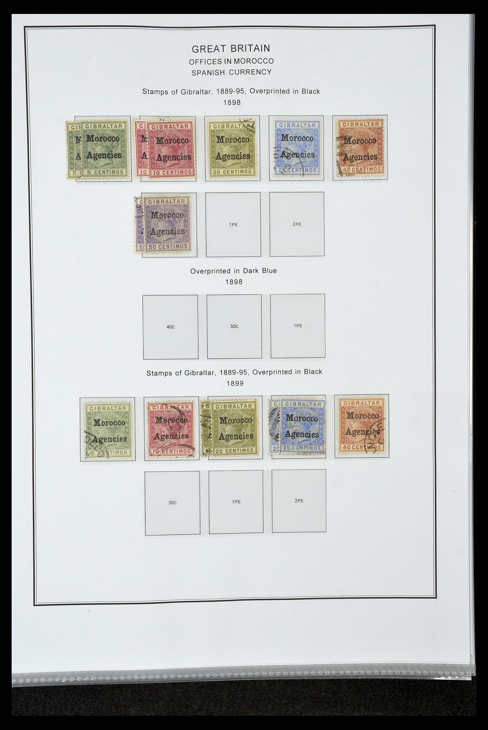 35060 0045 - Postzegelverzameling 35060 Engeland en kolonien 1840-1970.