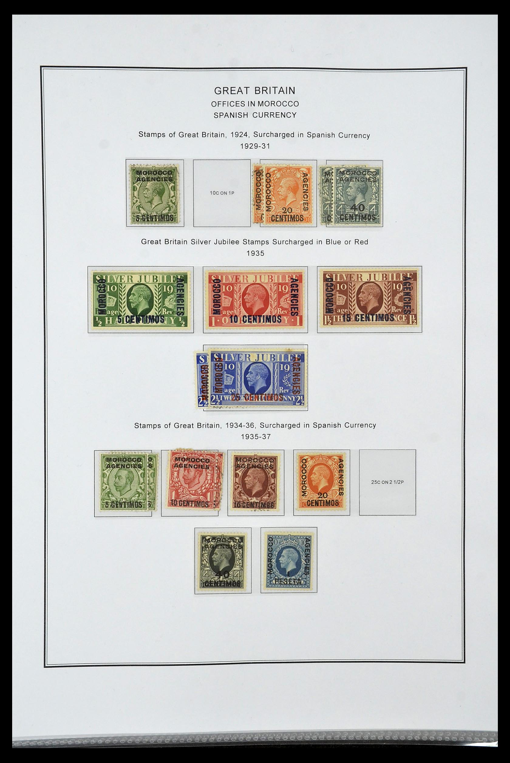 35060 0050 - Postzegelverzameling 35060 Engeland en kolonien 1840-1970.