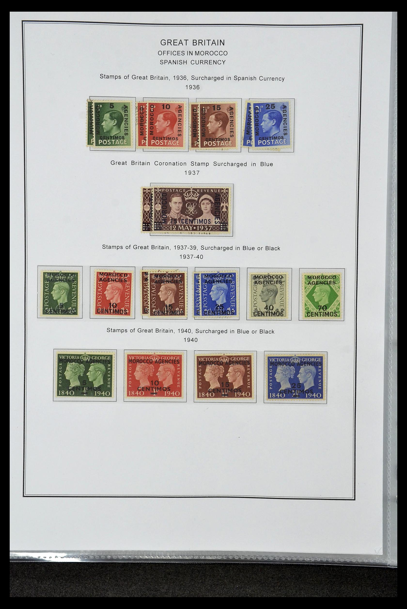 35060 0052 - Postzegelverzameling 35060 Engeland en kolonien 1840-1970.