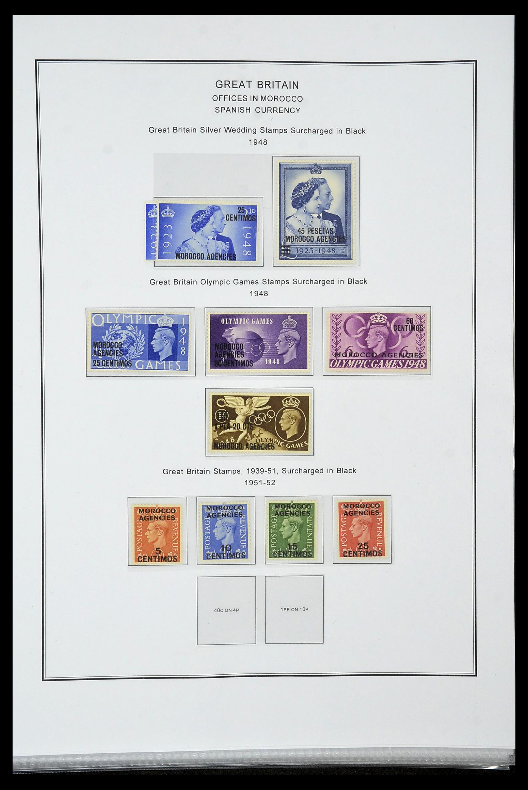 35060 0054 - Postzegelverzameling 35060 Engeland en kolonien 1840-1970.