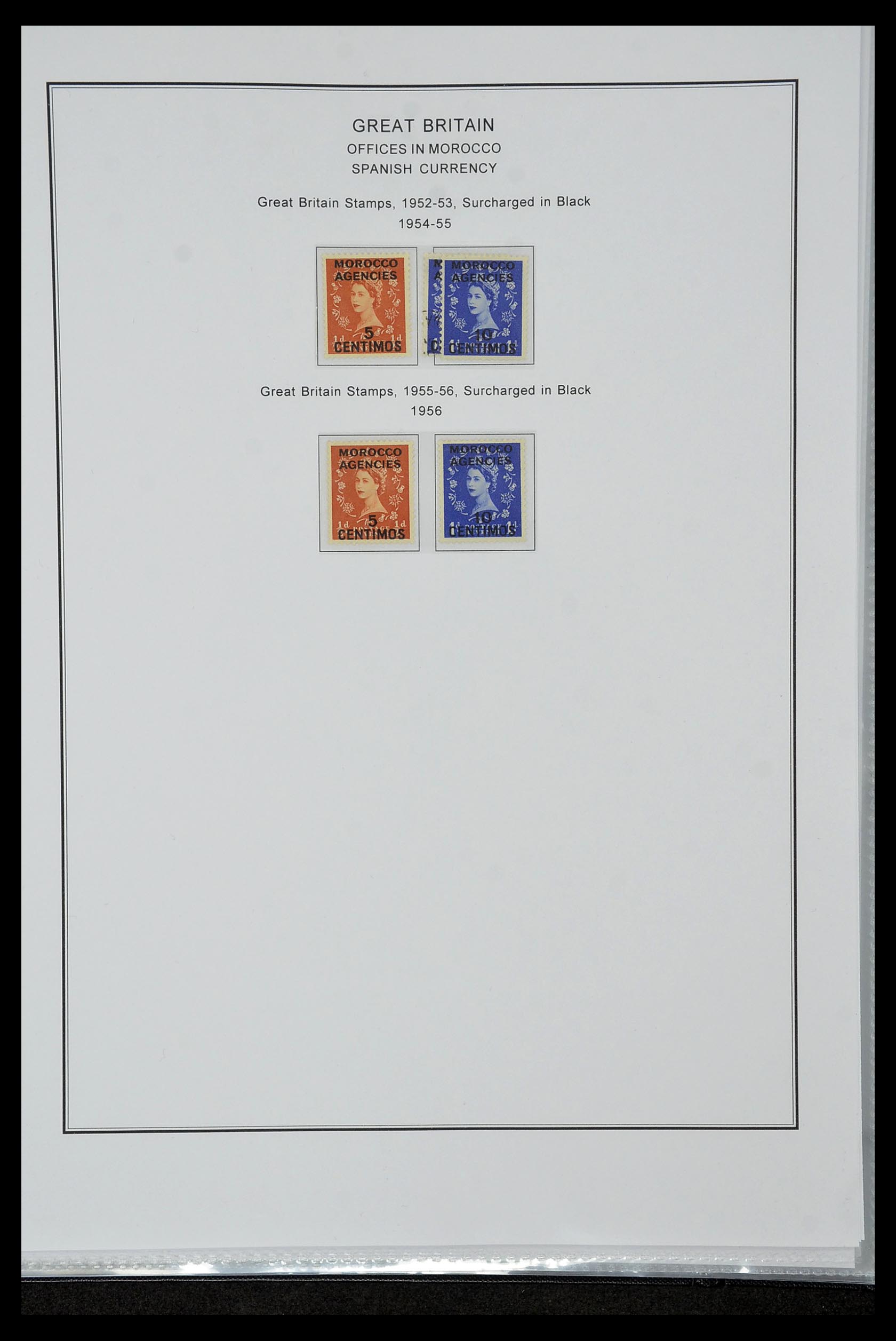 35060 0055 - Postzegelverzameling 35060 Engeland en kolonien 1840-1970.