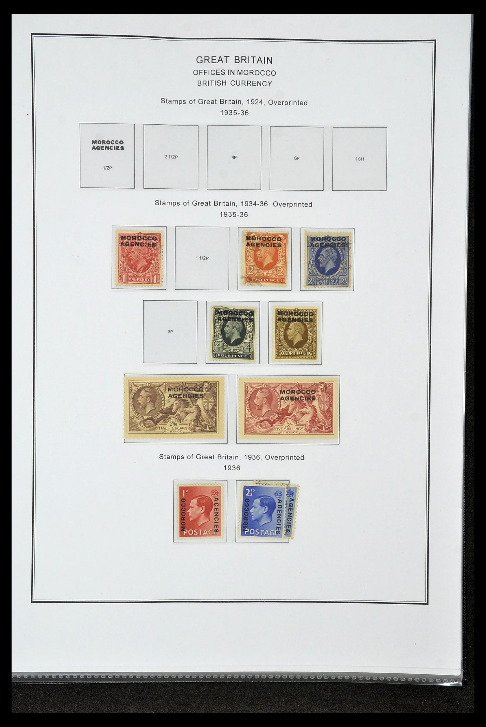 35060 0059 - Postzegelverzameling 35060 Engeland en kolonien 1840-1970.