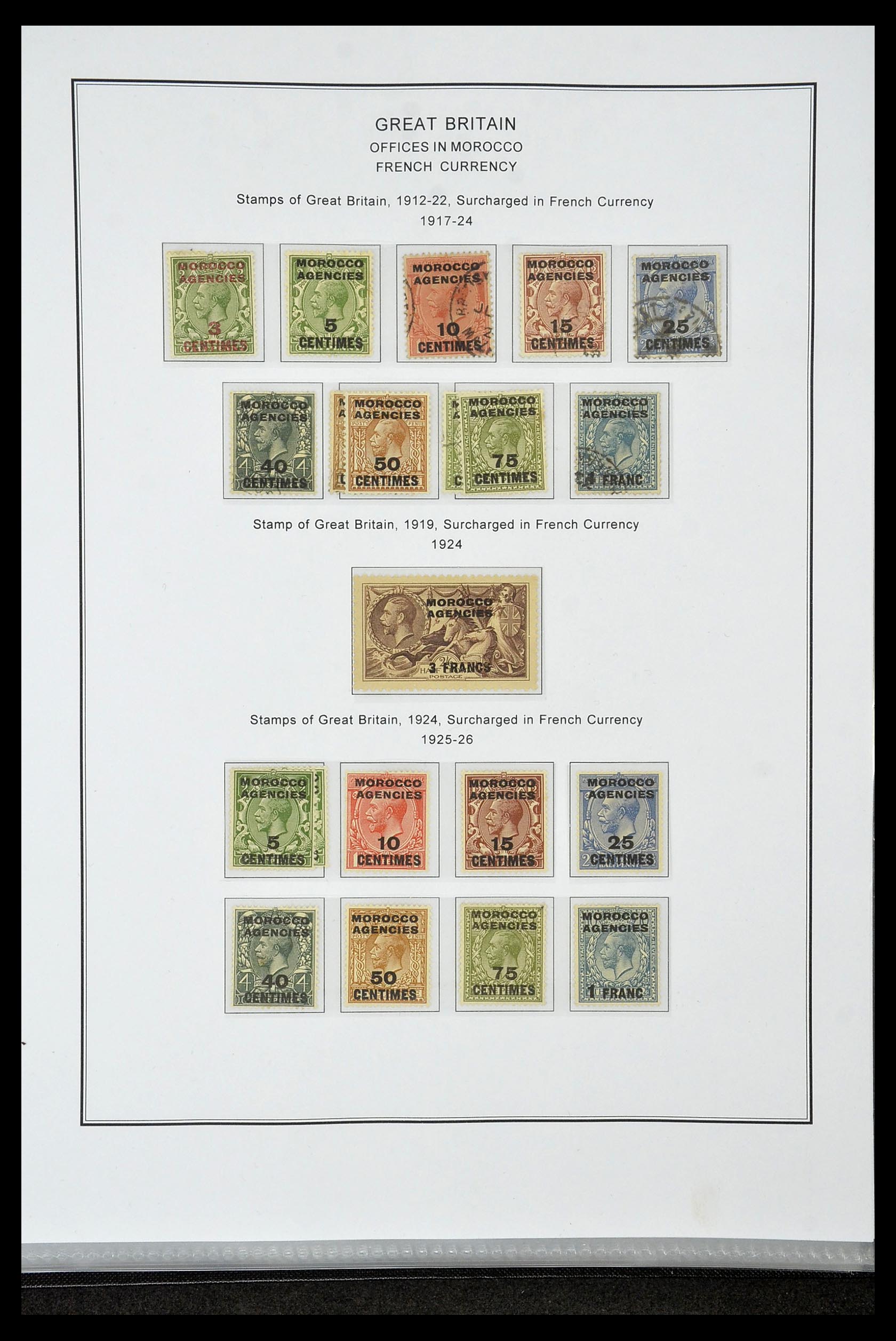 35060 0061 - Postzegelverzameling 35060 Engeland en kolonien 1840-1970.