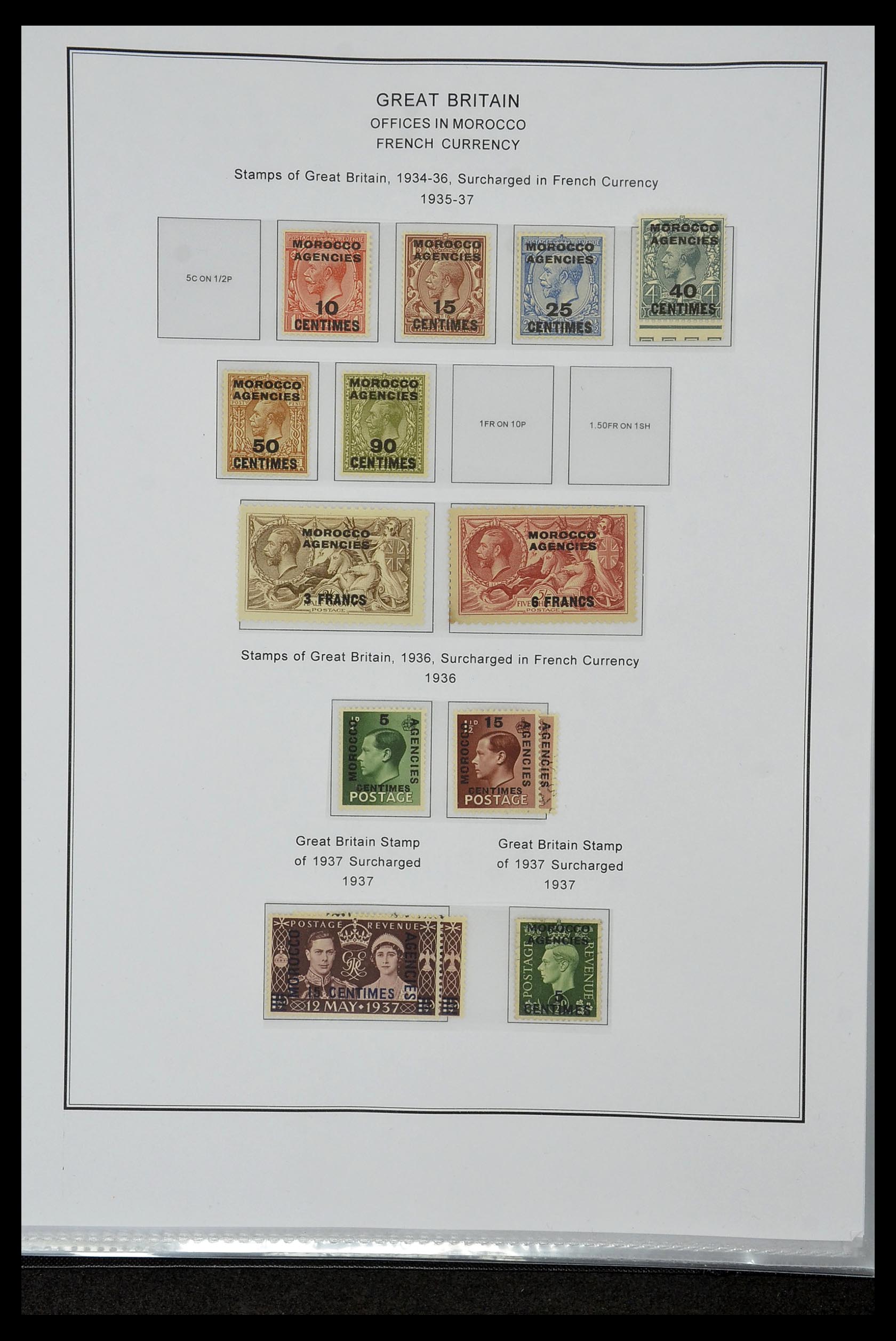 35060 0064 - Postzegelverzameling 35060 Engeland en kolonien 1840-1970.