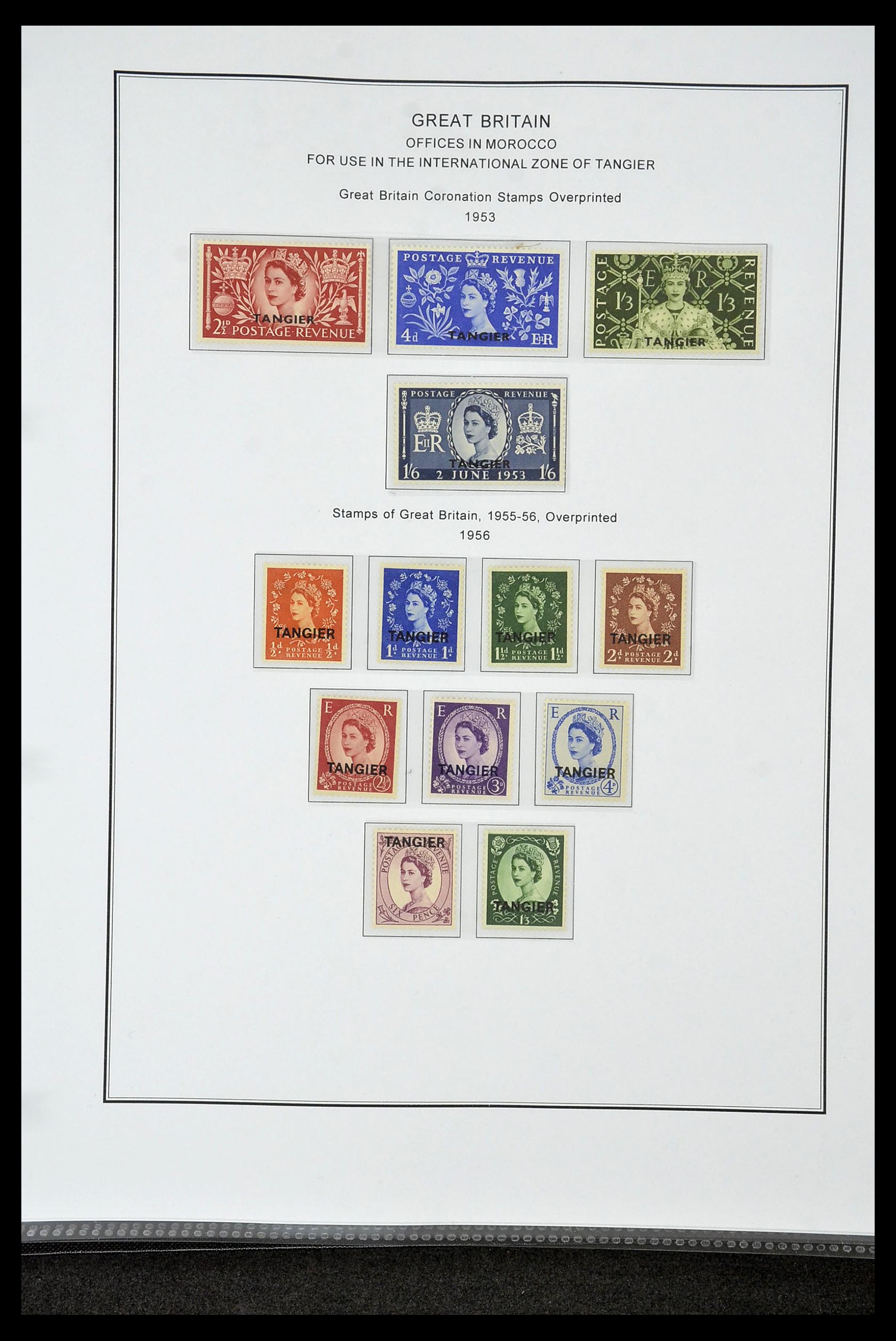 35060 0073 - Postzegelverzameling 35060 Engeland en kolonien 1840-1970.