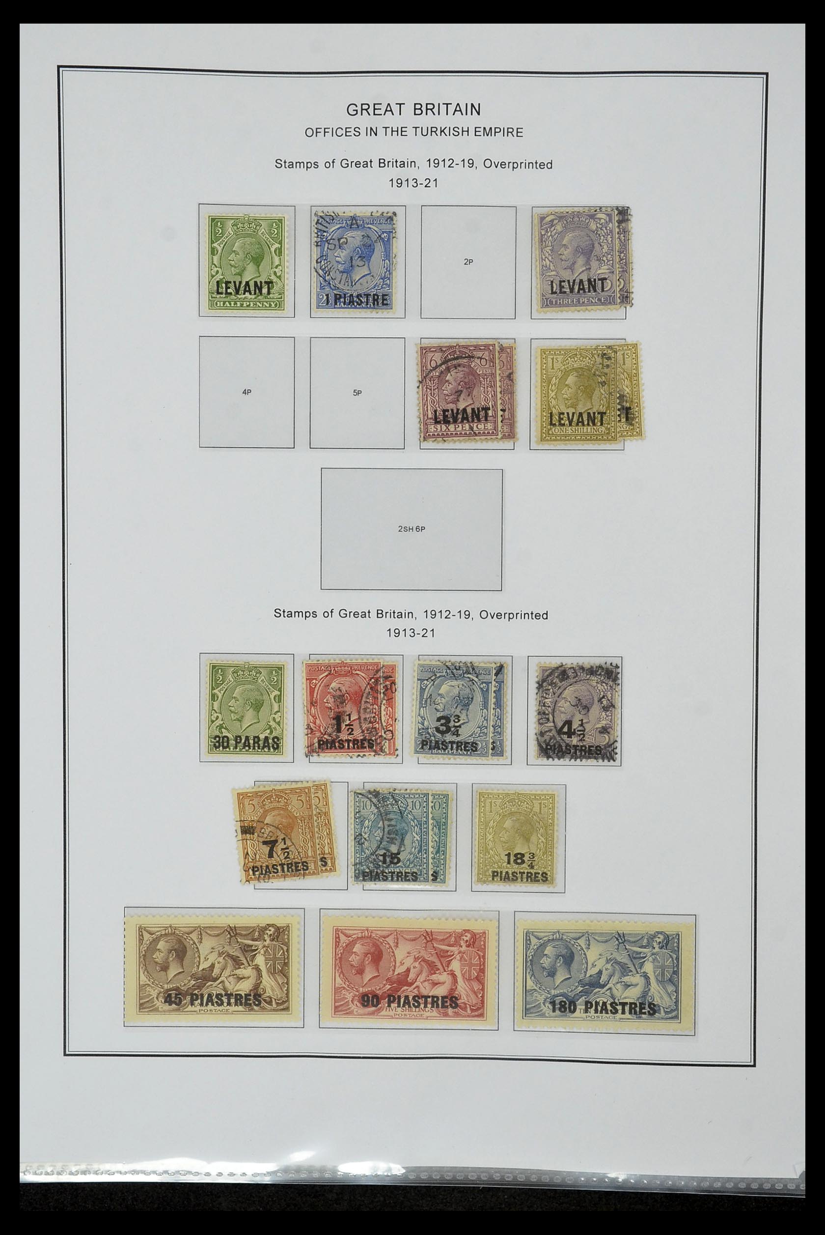 35060 0078 - Postzegelverzameling 35060 Engeland en kolonien 1840-1970.