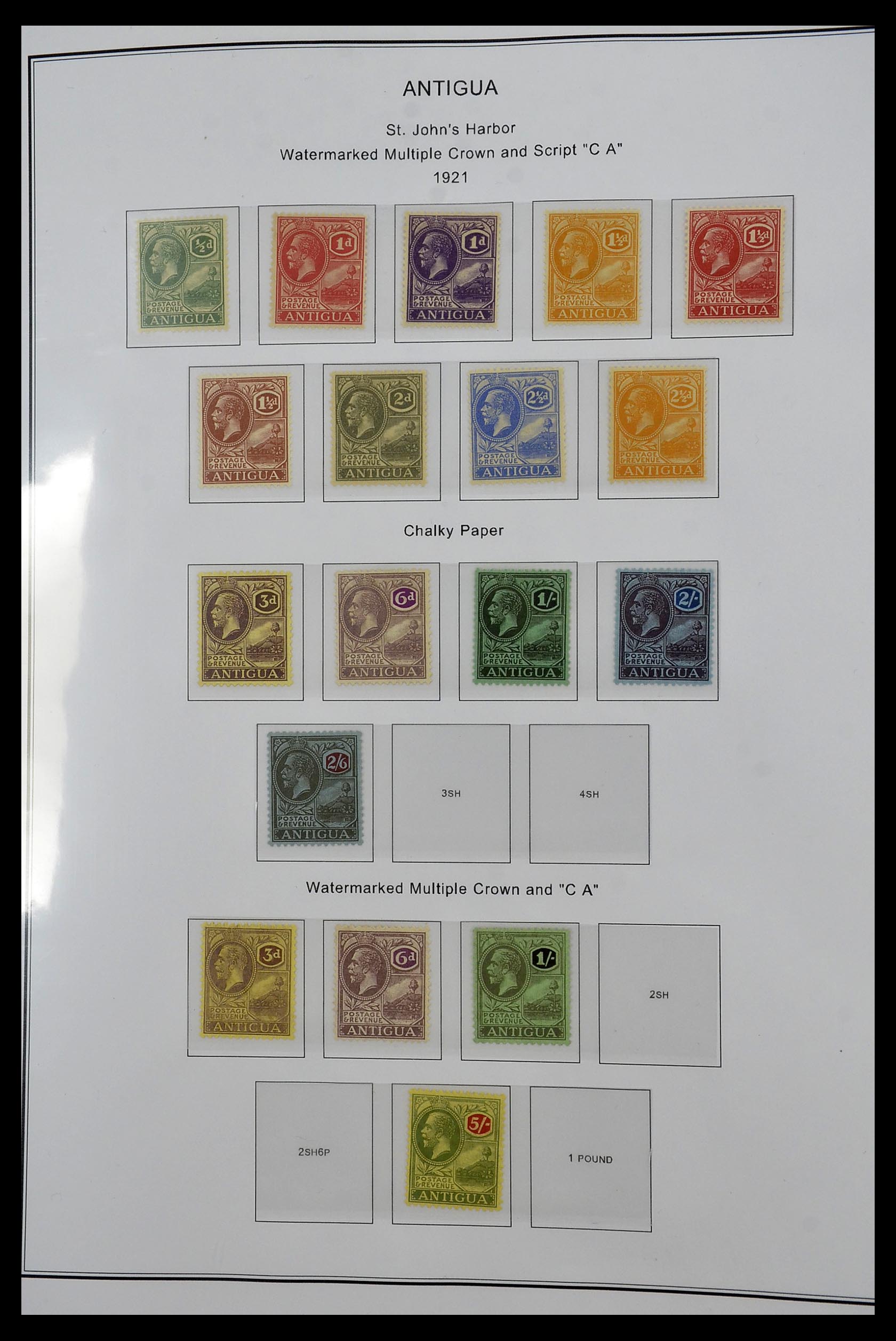 35060 0083 - Postzegelverzameling 35060 Engeland en kolonien 1840-1970.