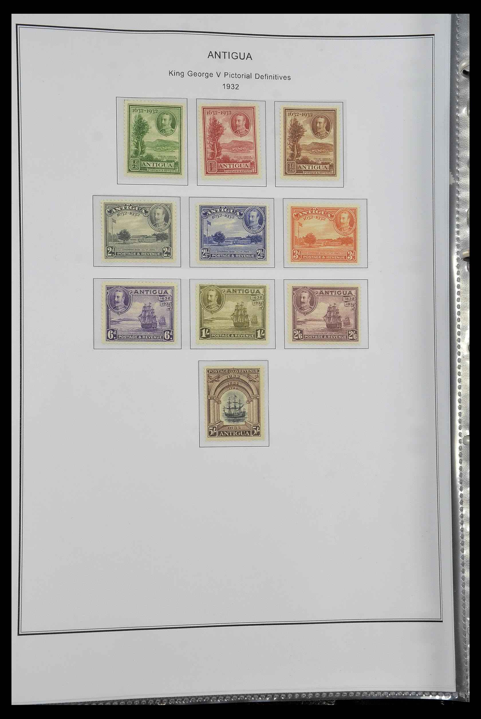 35060 0084 - Postzegelverzameling 35060 Engeland en kolonien 1840-1970.