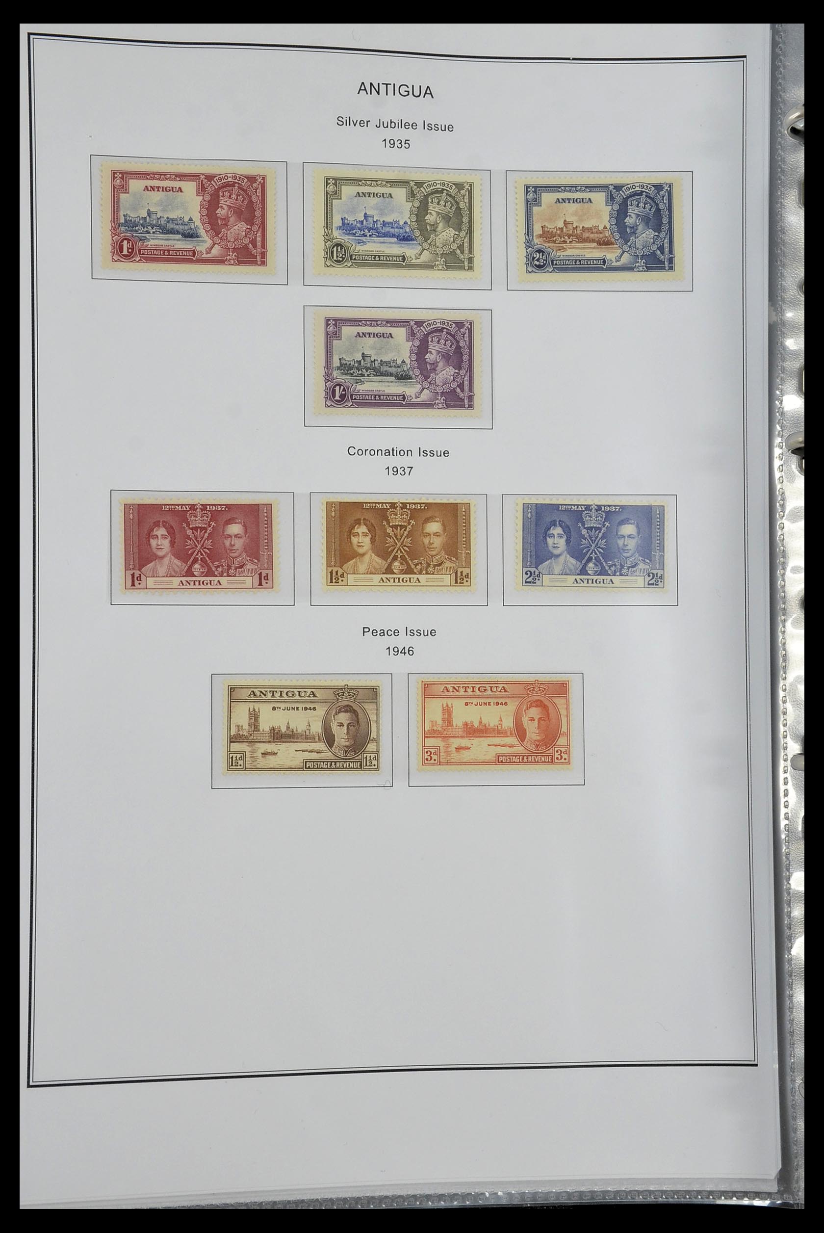 35060 0086 - Postzegelverzameling 35060 Engeland en kolonien 1840-1970.