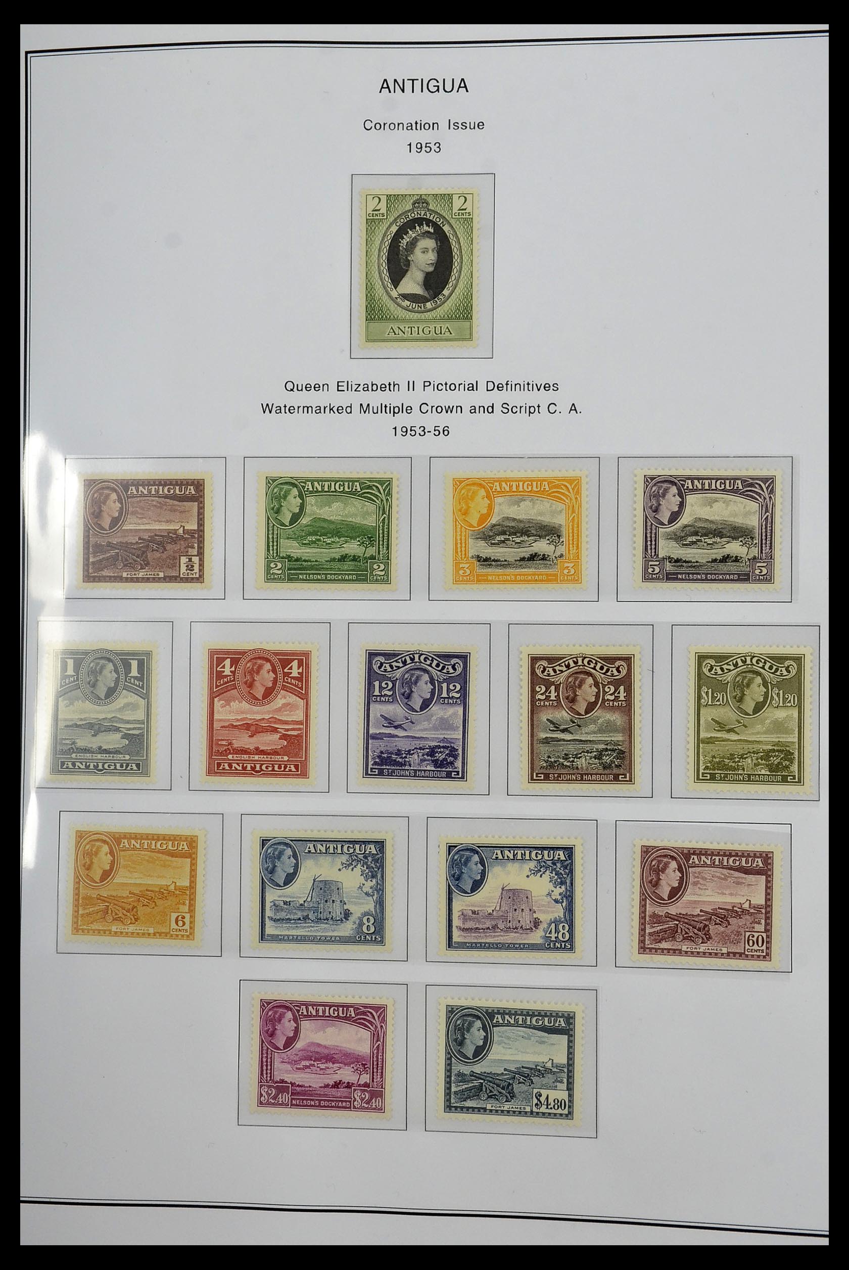 35060 0089 - Postzegelverzameling 35060 Engeland en kolonien 1840-1970.