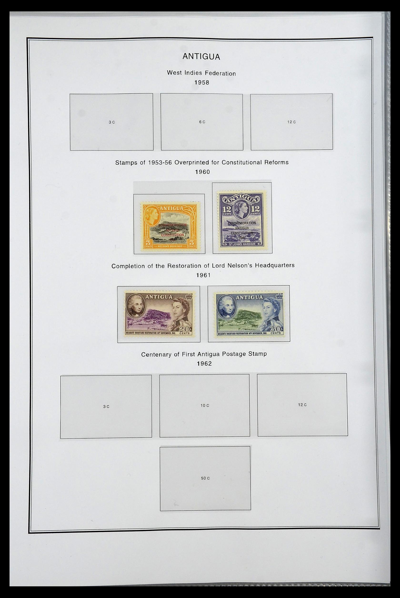 35060 0090 - Postzegelverzameling 35060 Engeland en kolonien 1840-1970.