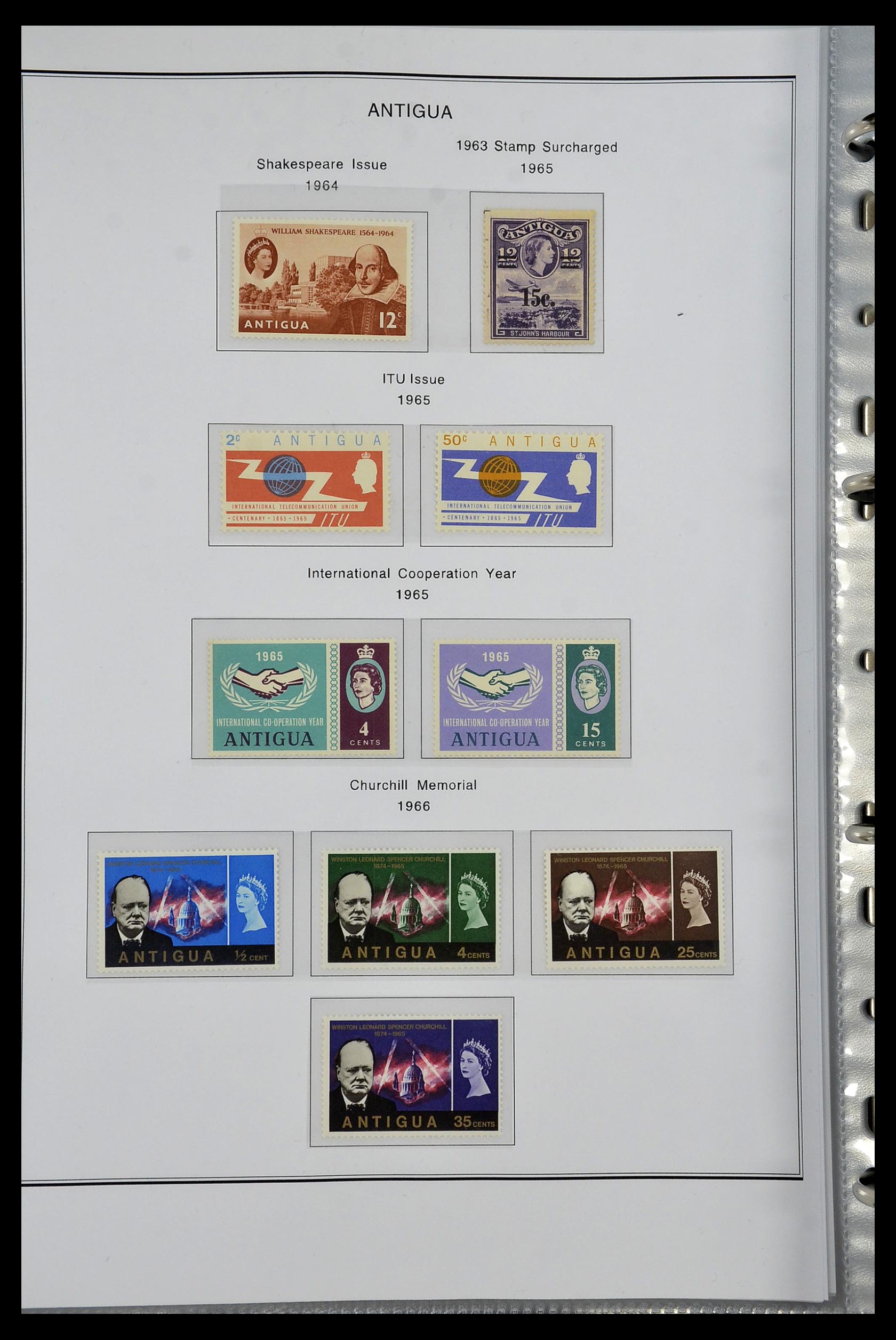35060 0092 - Postzegelverzameling 35060 Engeland en kolonien 1840-1970.