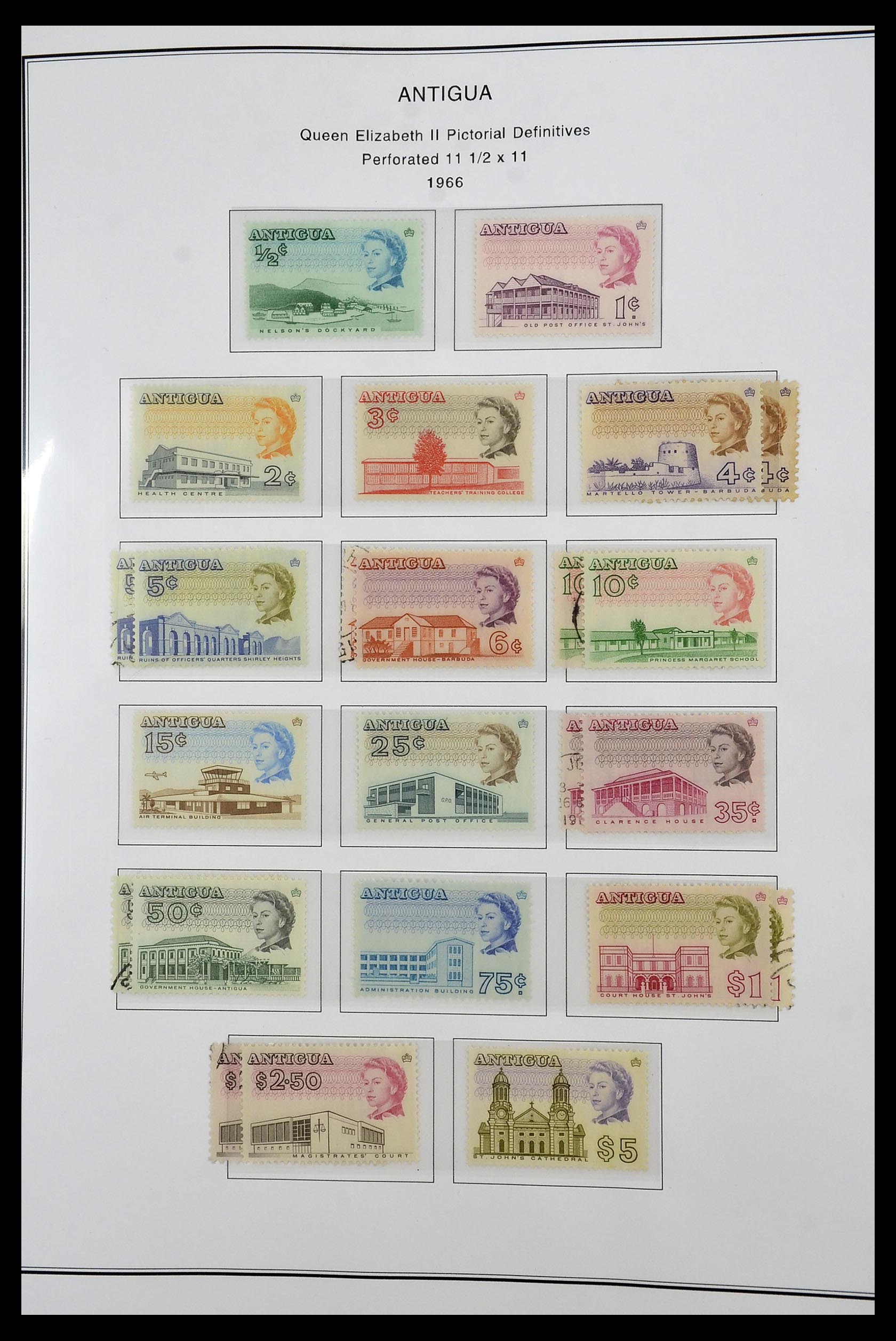 35060 0093 - Postzegelverzameling 35060 Engeland en kolonien 1840-1970.
