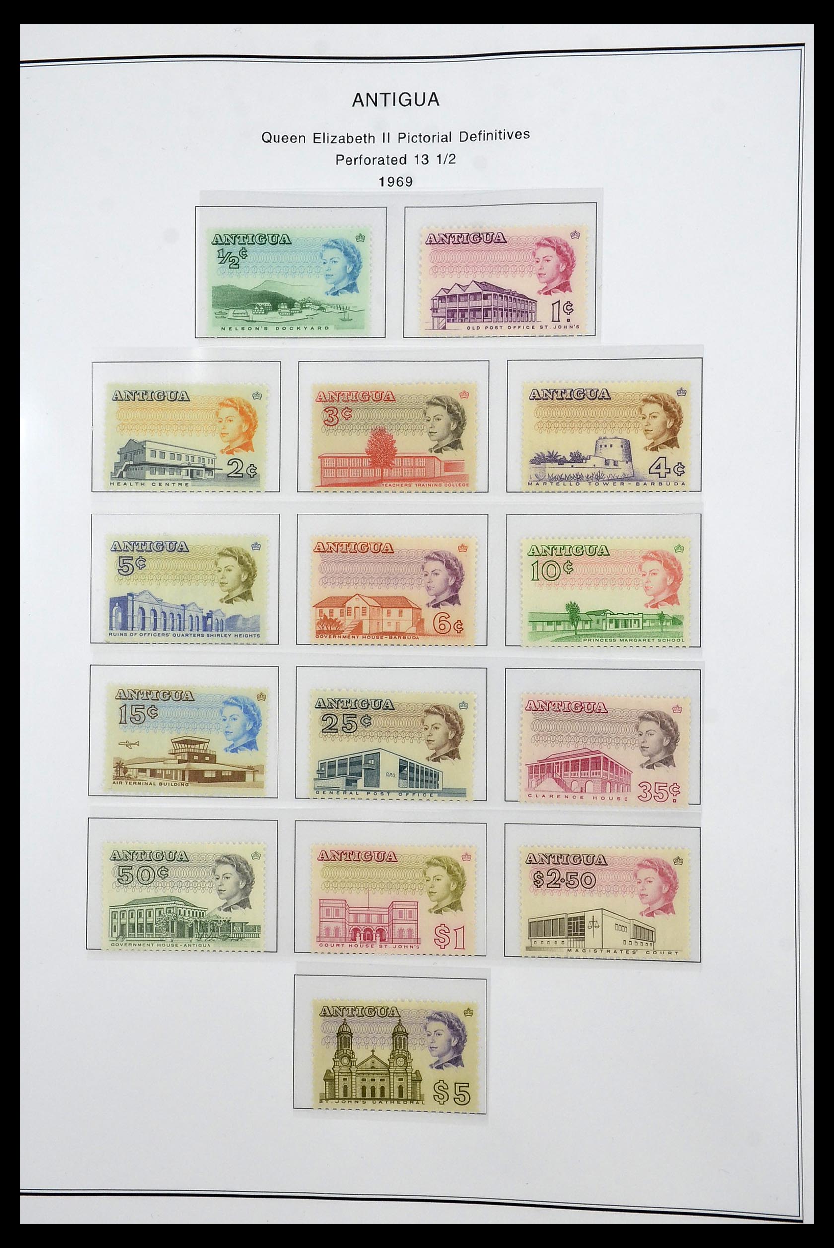 35060 0095 - Postzegelverzameling 35060 Engeland en kolonien 1840-1970.