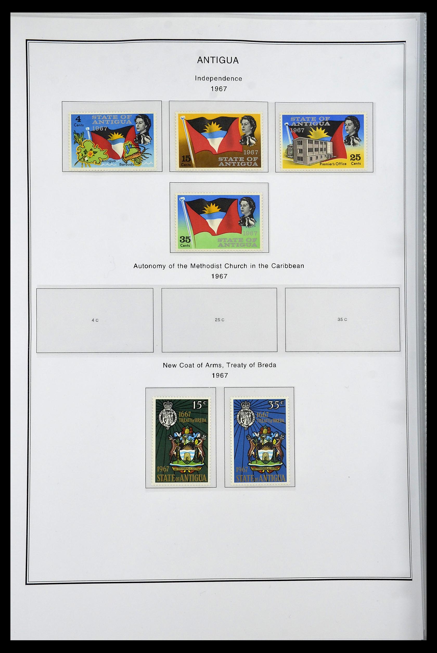 35060 0096 - Postzegelverzameling 35060 Engeland en kolonien 1840-1970.