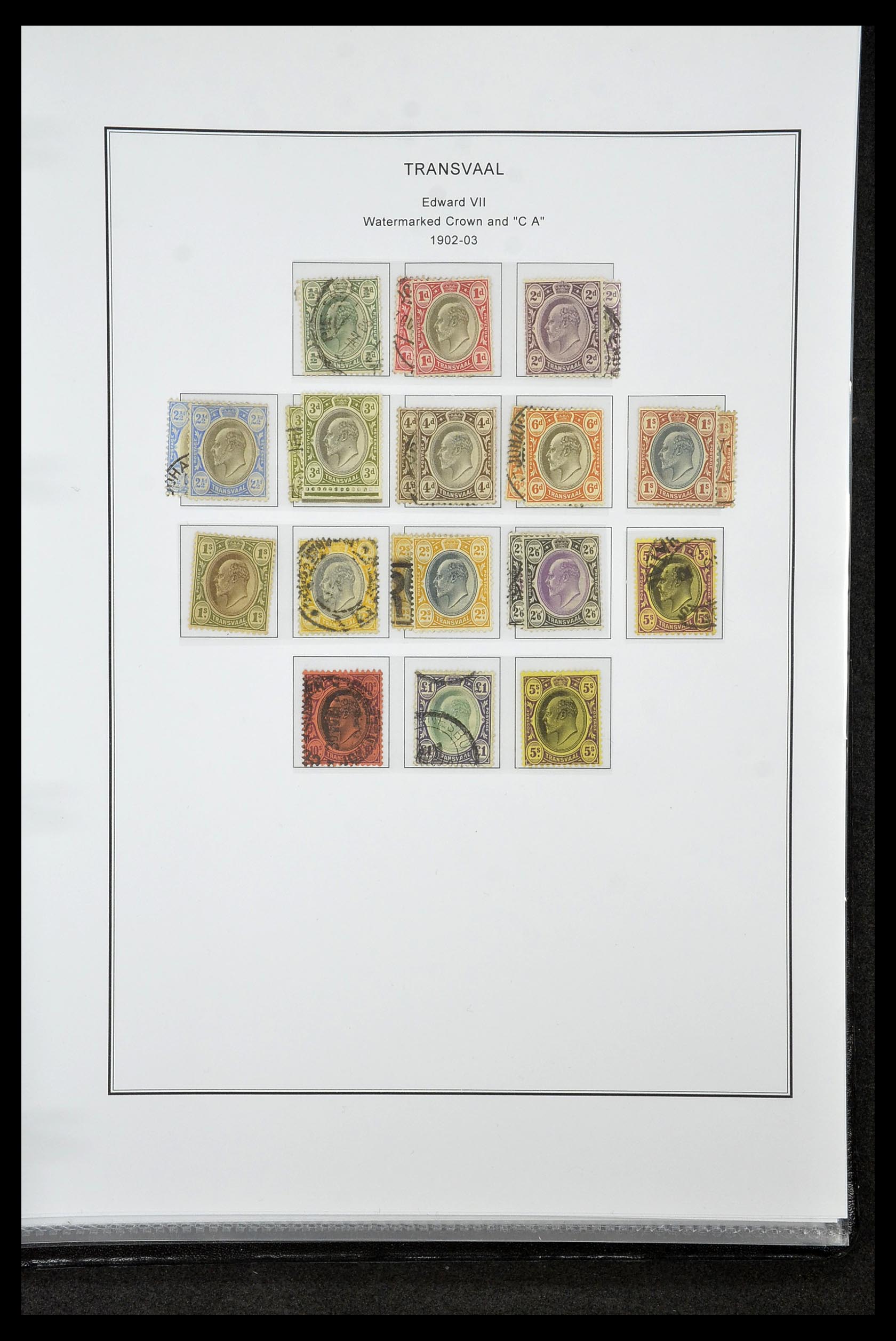 35060 2688 - Postzegelverzameling 35060 Engeland en kolonien 1840-1970.