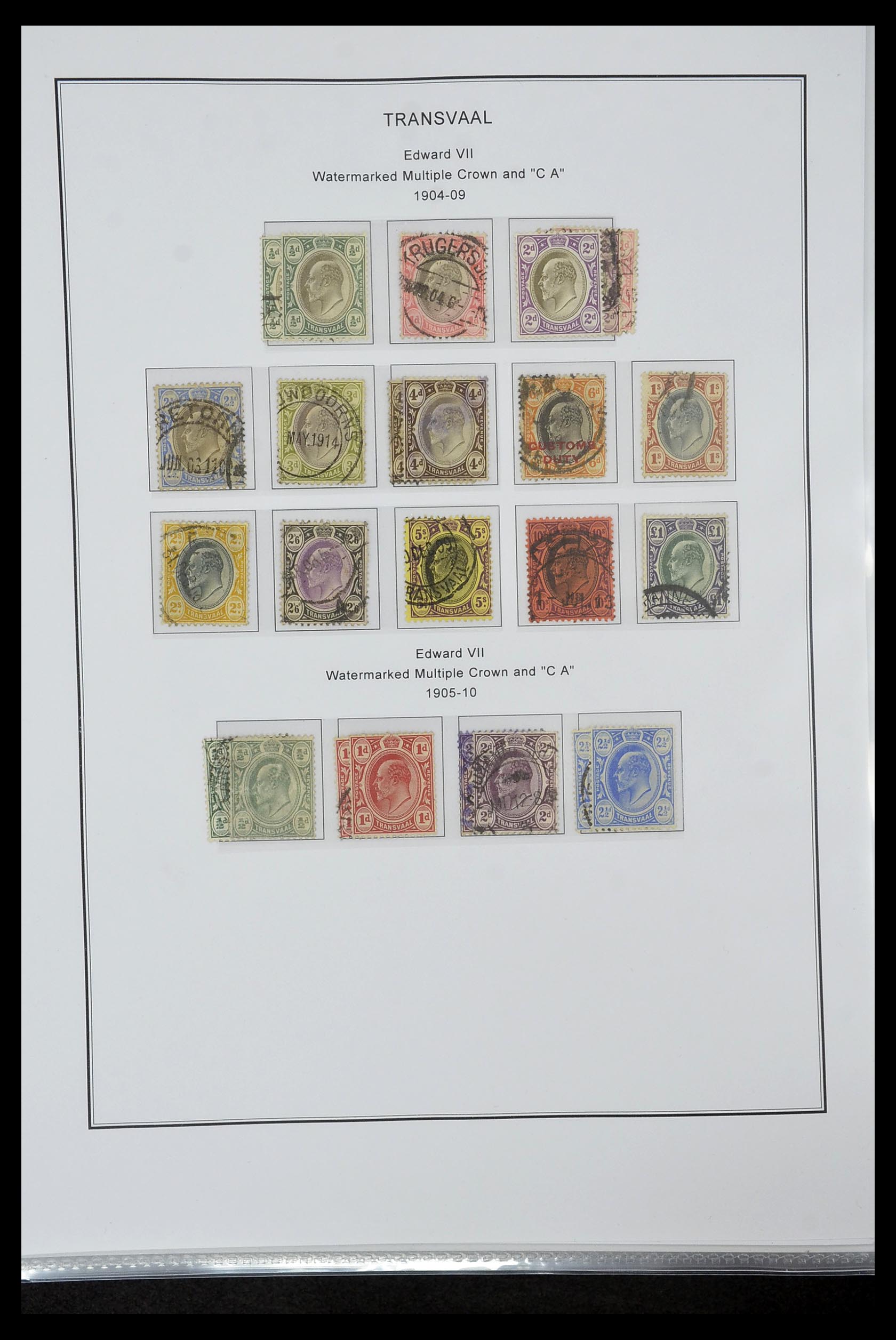 35060 2690 - Postzegelverzameling 35060 Engeland en kolonien 1840-1970.