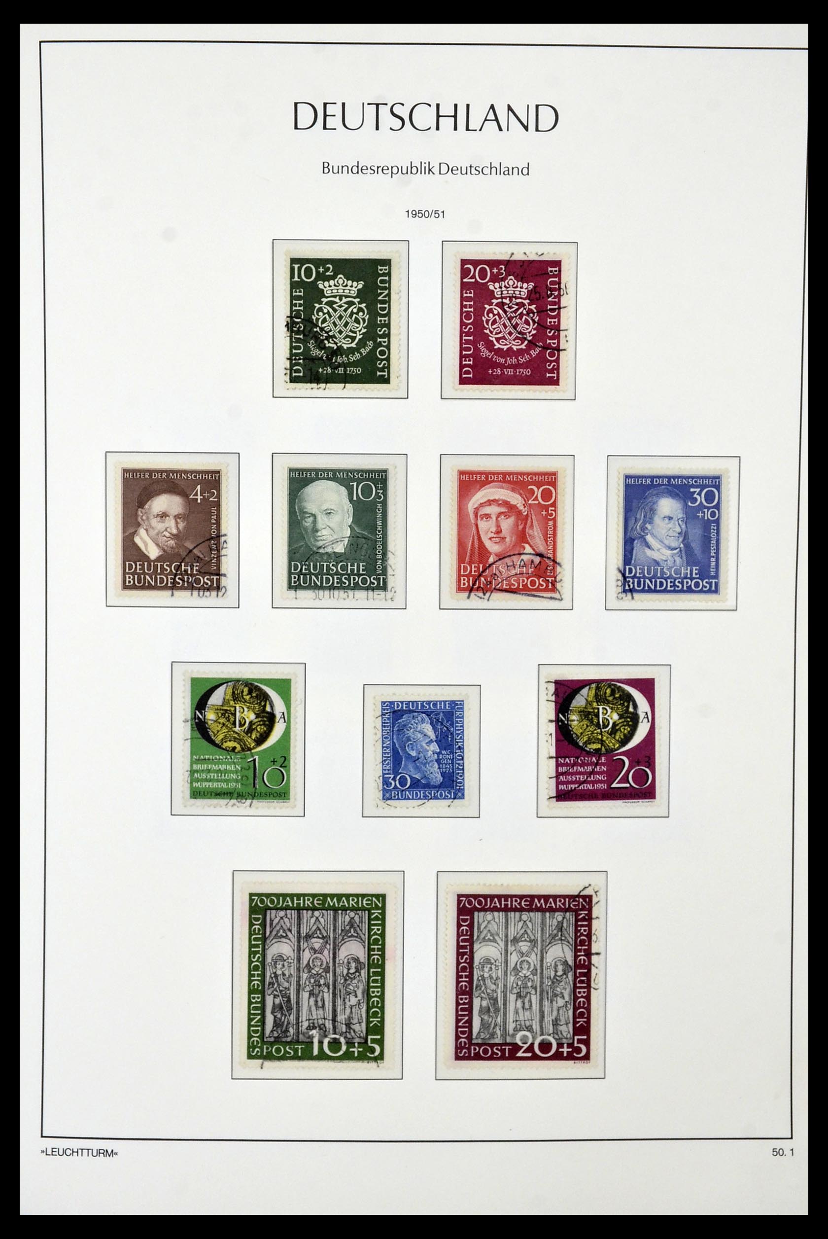 35061 002 - Postzegelverzameling 35061 Bundespost 1949-1977.