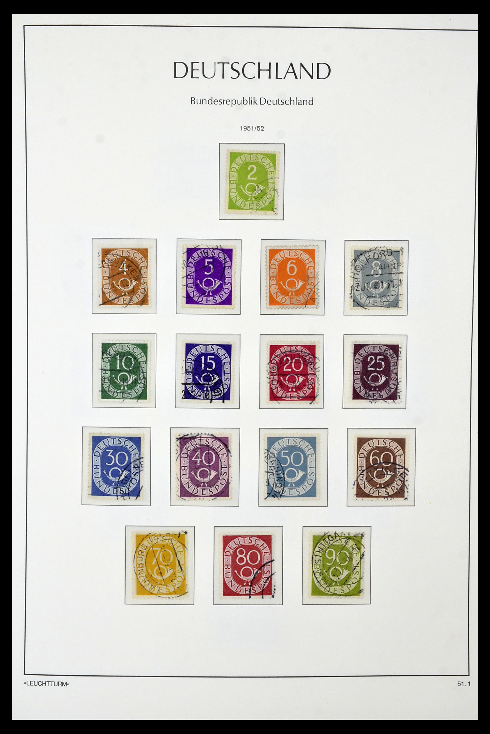 35061 003 - Postzegelverzameling 35061 Bundespost 1949-1977.
