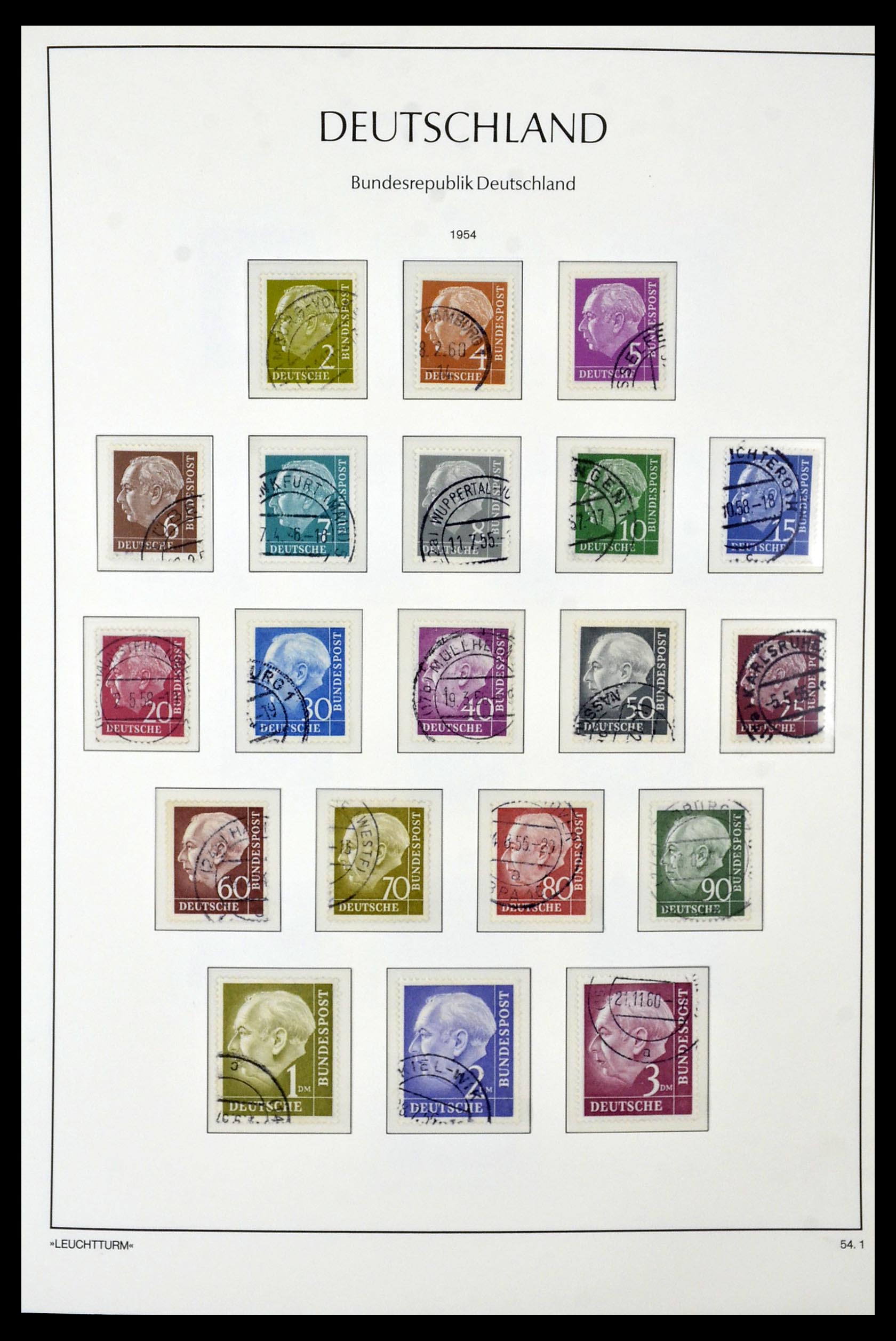 35061 006 - Stamp Collection 35061 Bundespost 1949-1977.