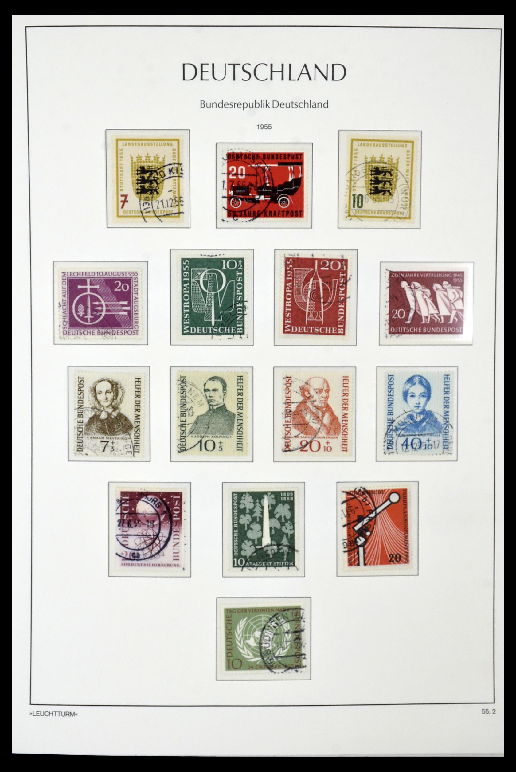 35061 008 - Stamp Collection 35061 Bundespost 1949-1977.