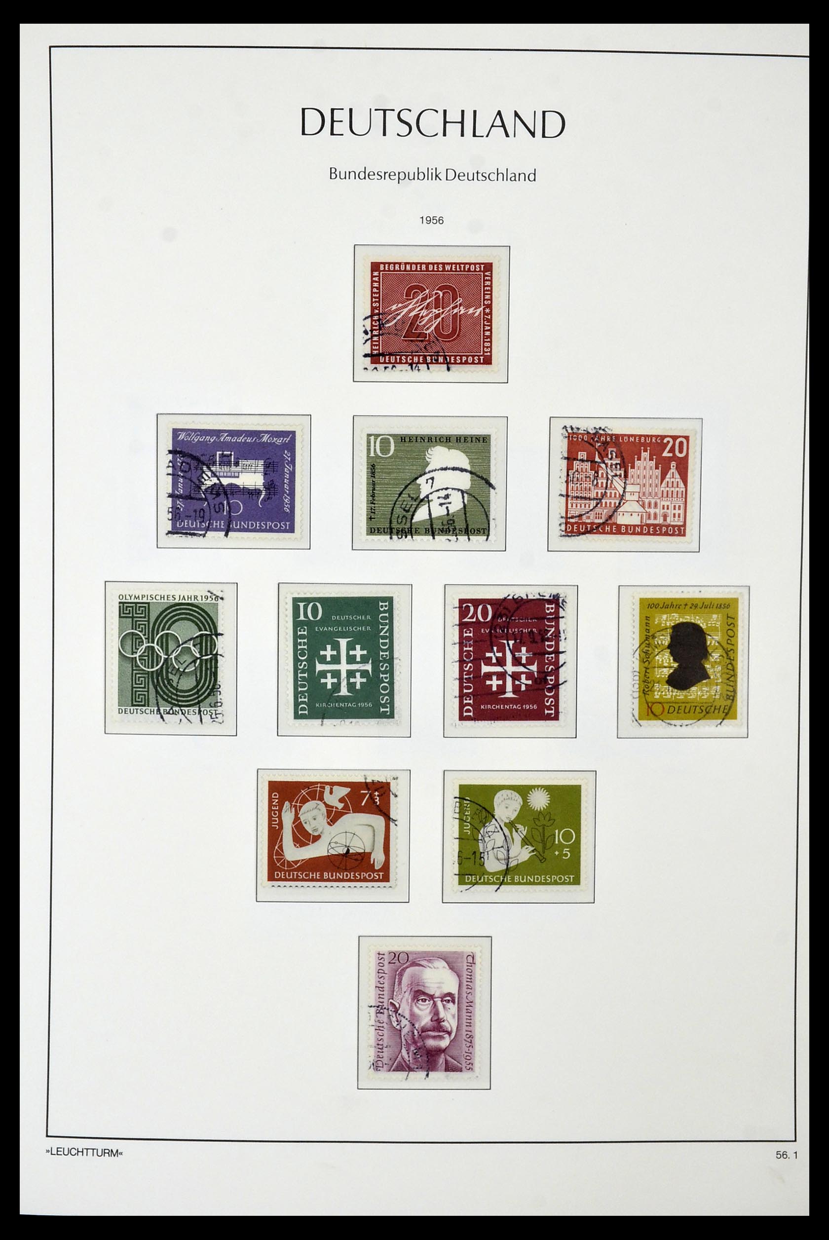 35061 009 - Postzegelverzameling 35061 Bundespost 1949-1977.