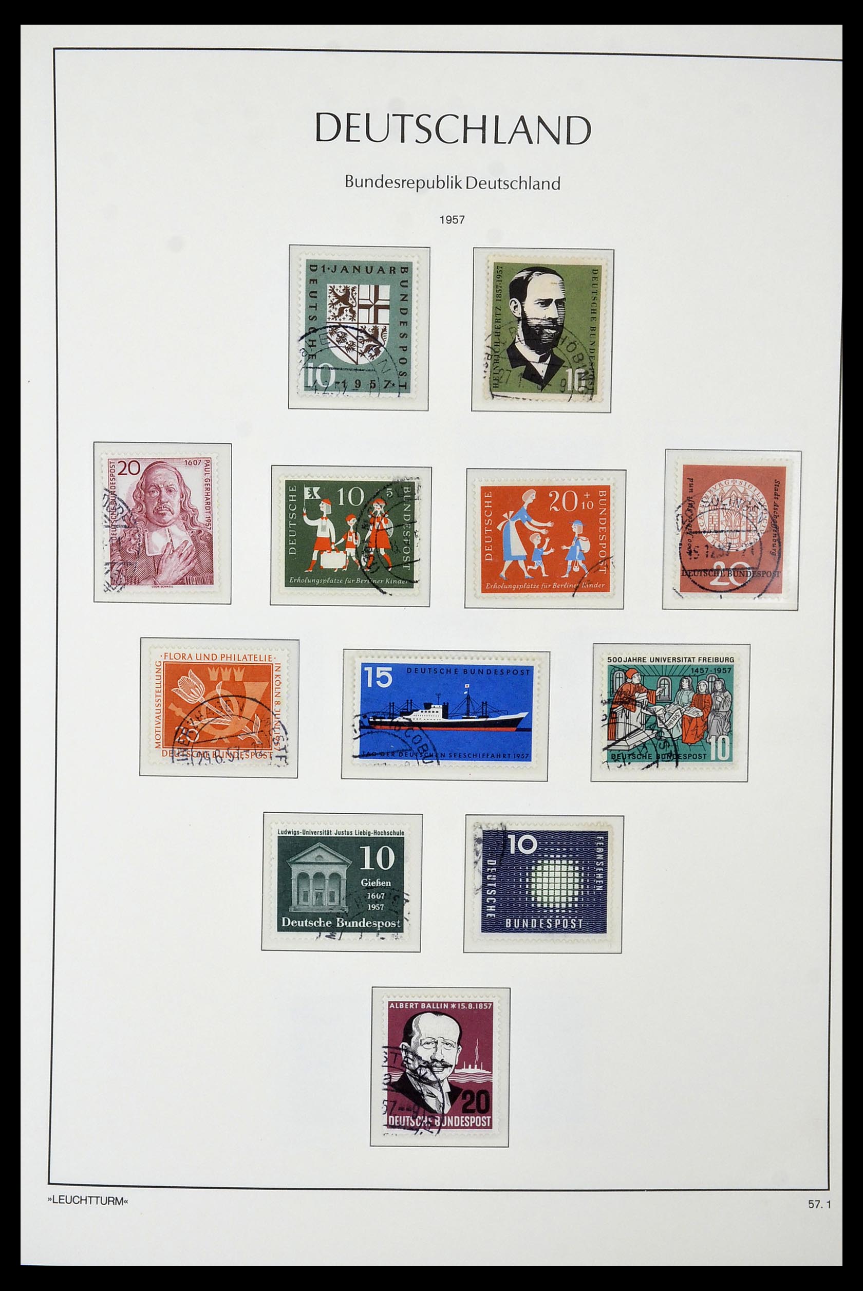 35061 011 - Postzegelverzameling 35061 Bundespost 1949-1977.