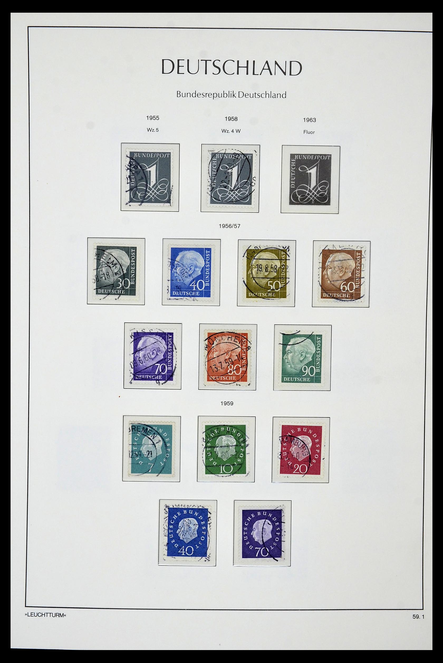 35061 015 - Postzegelverzameling 35061 Bundespost 1949-1977.