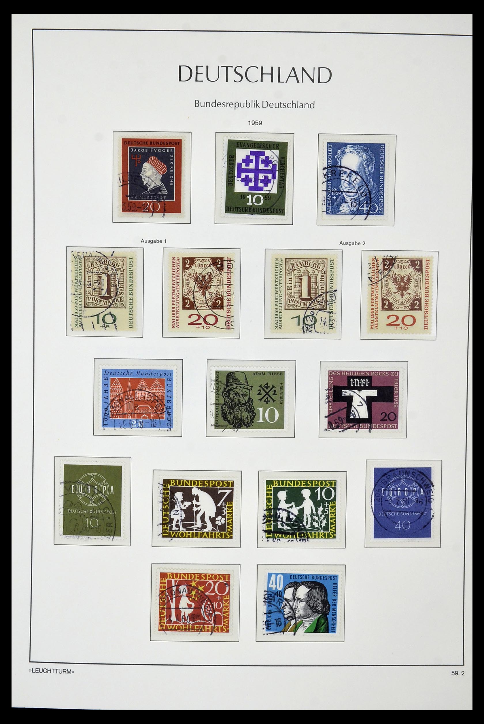 35061 016 - Postzegelverzameling 35061 Bundespost 1949-1977.