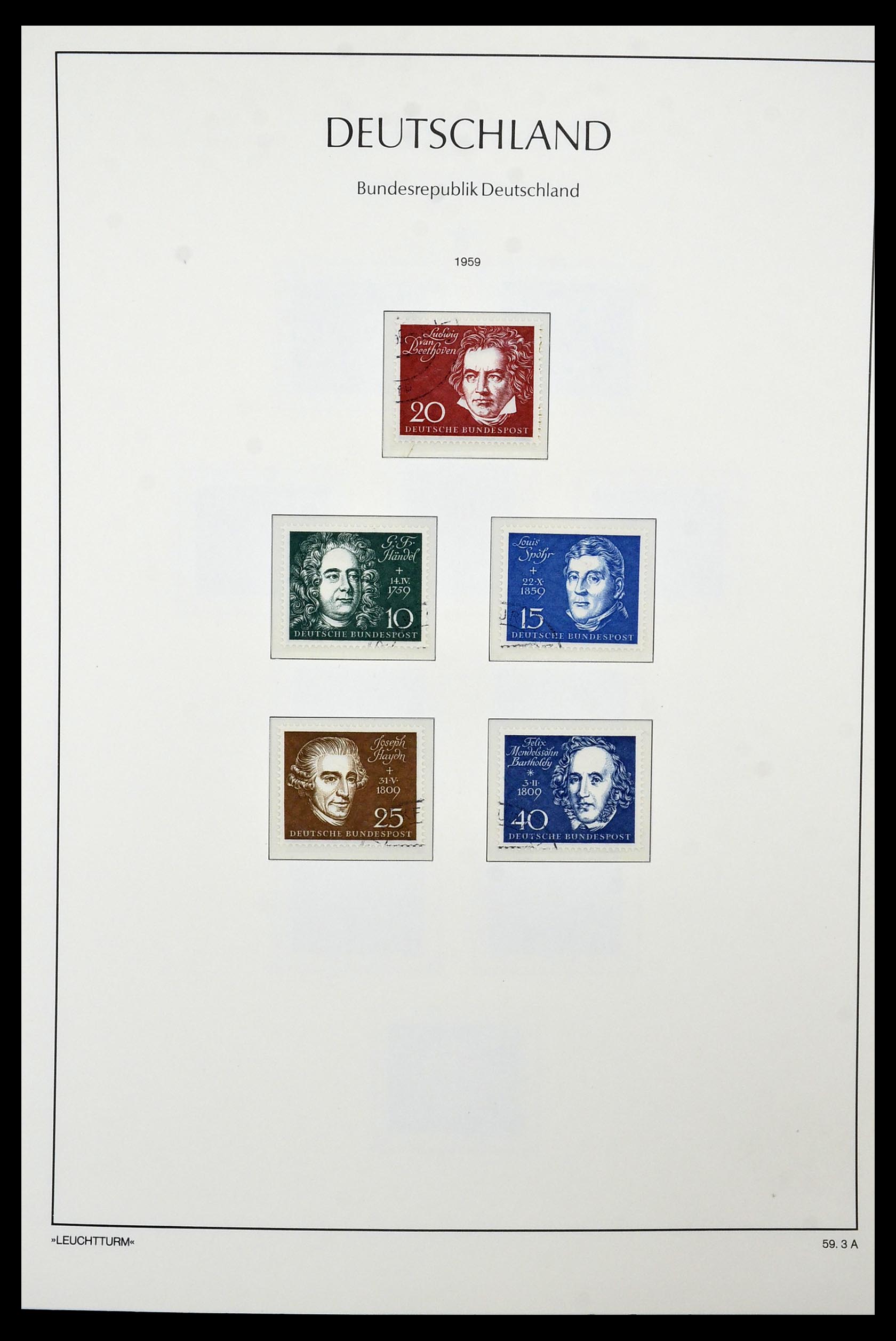 35061 018 - Postzegelverzameling 35061 Bundespost 1949-1977.