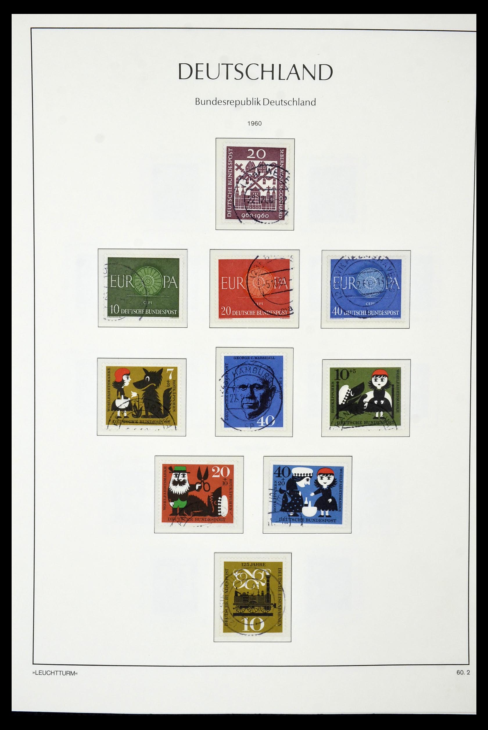 35061 020 - Stamp Collection 35061 Bundespost 1949-1977.