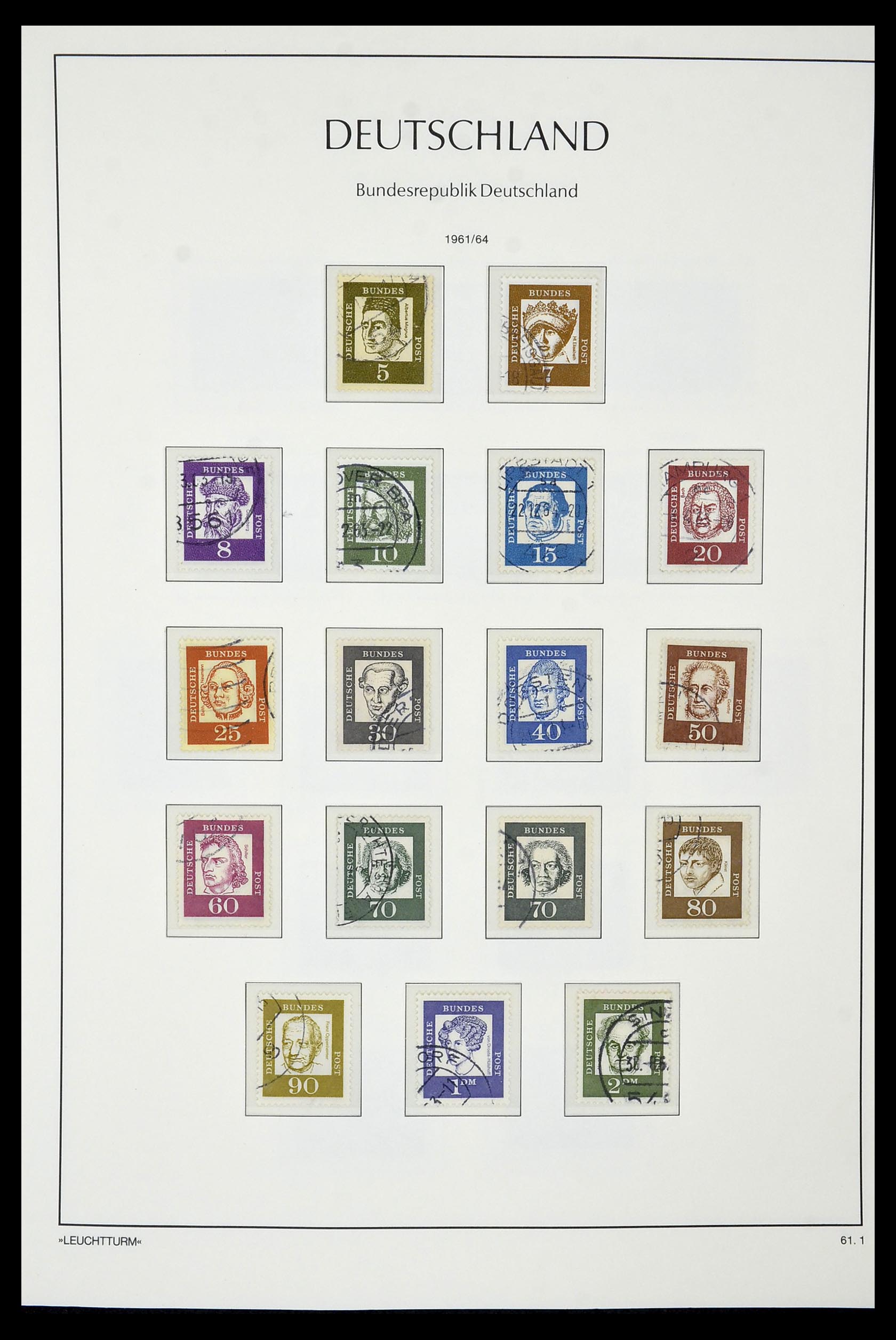 35061 022 - Postzegelverzameling 35061 Bundespost 1949-1977.