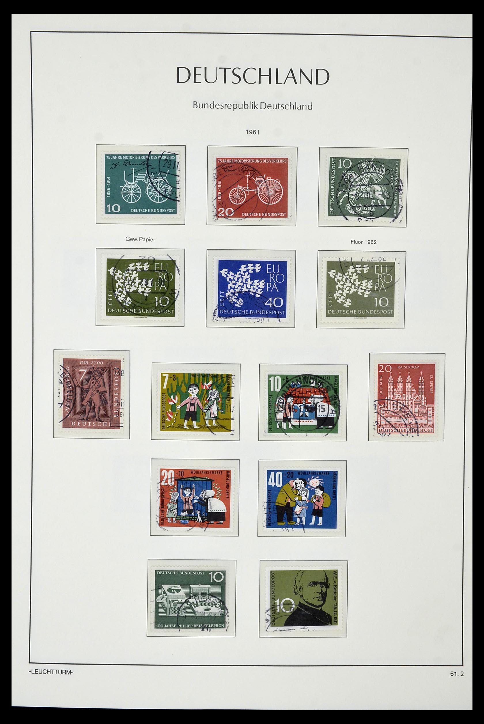35061 023 - Stamp Collection 35061 Bundespost 1949-1977.