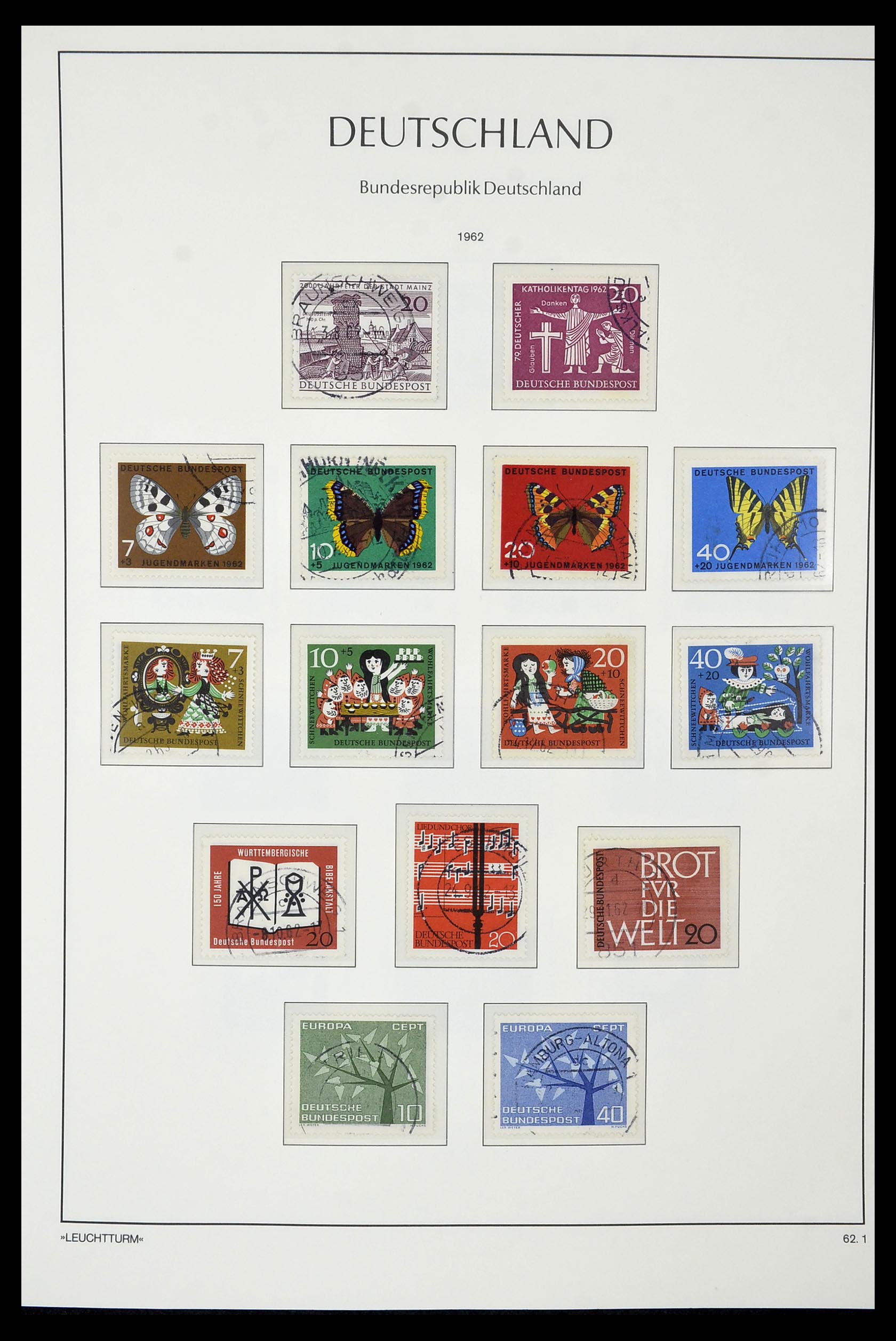 35061 024 - Postzegelverzameling 35061 Bundespost 1949-1977.