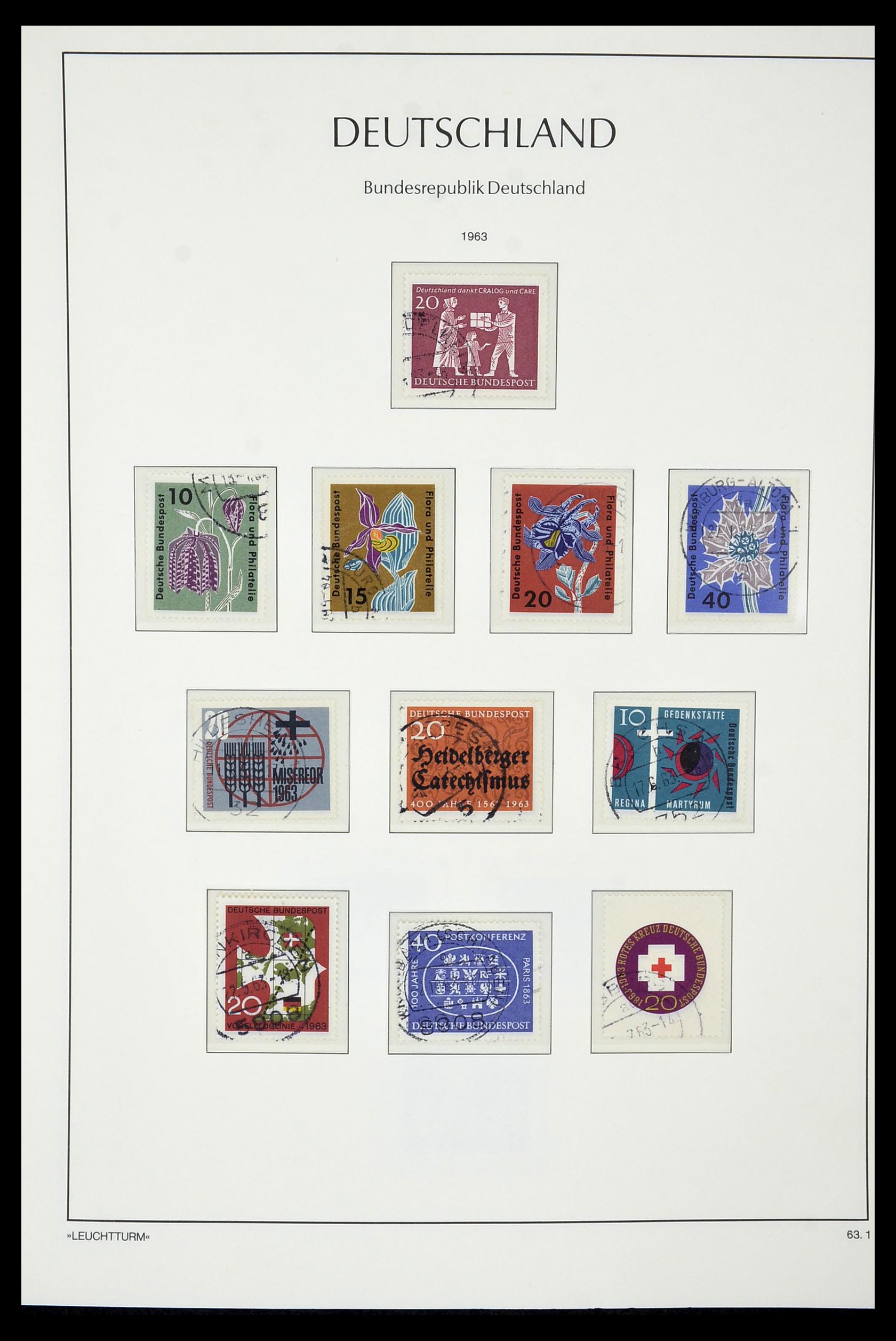 35061 025 - Postzegelverzameling 35061 Bundespost 1949-1977.