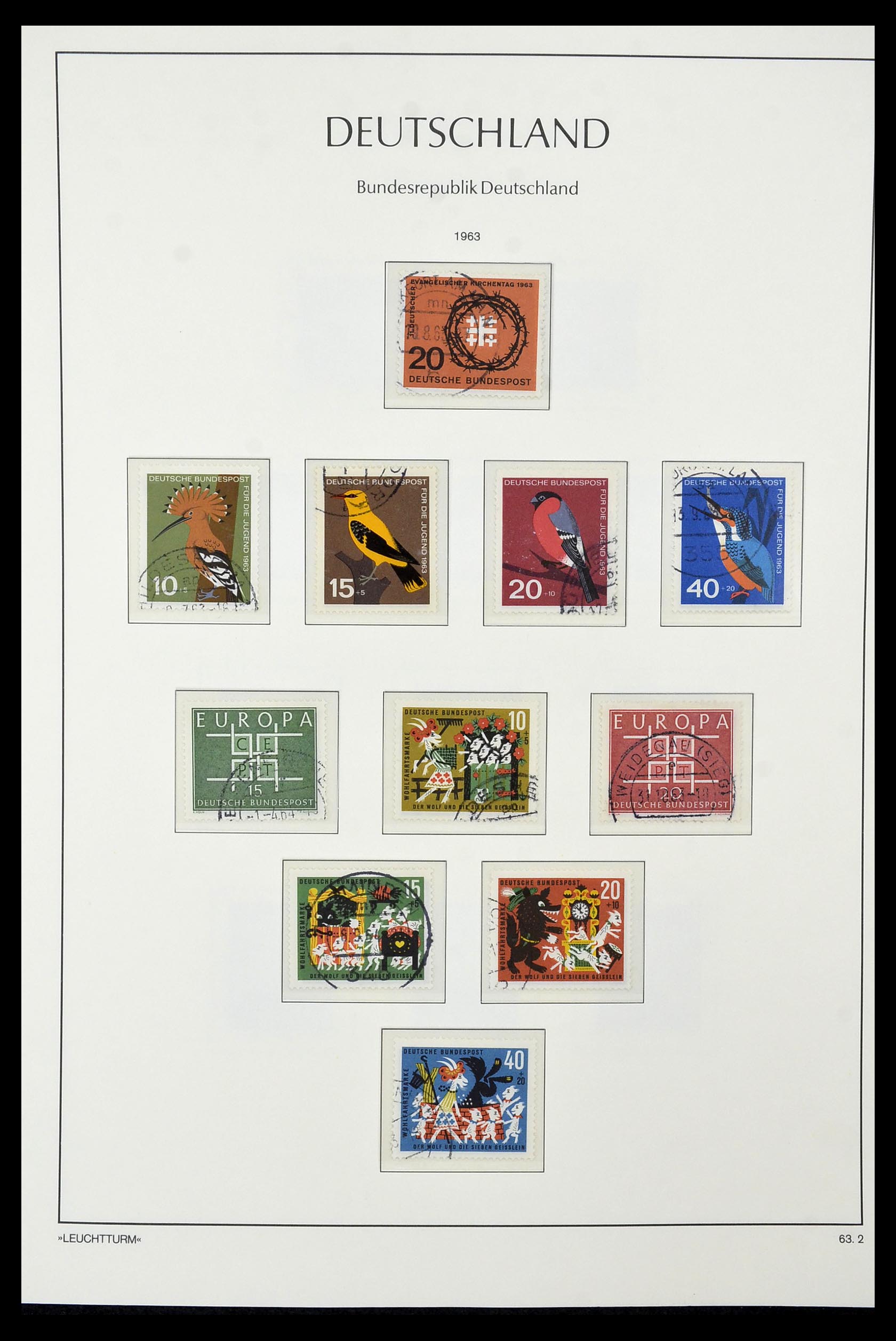 35061 026 - Postzegelverzameling 35061 Bundespost 1949-1977.