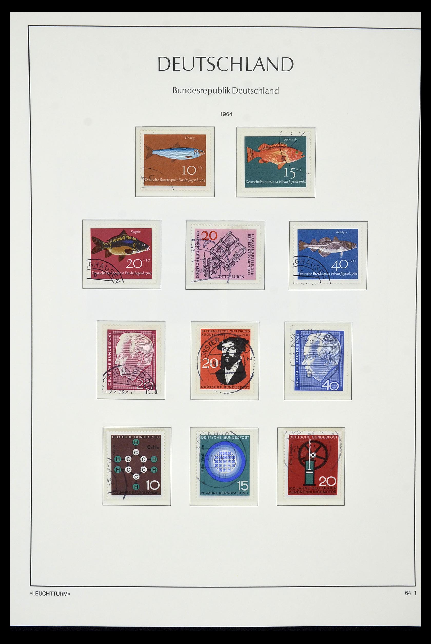 35061 027 - Postzegelverzameling 35061 Bundespost 1949-1977.