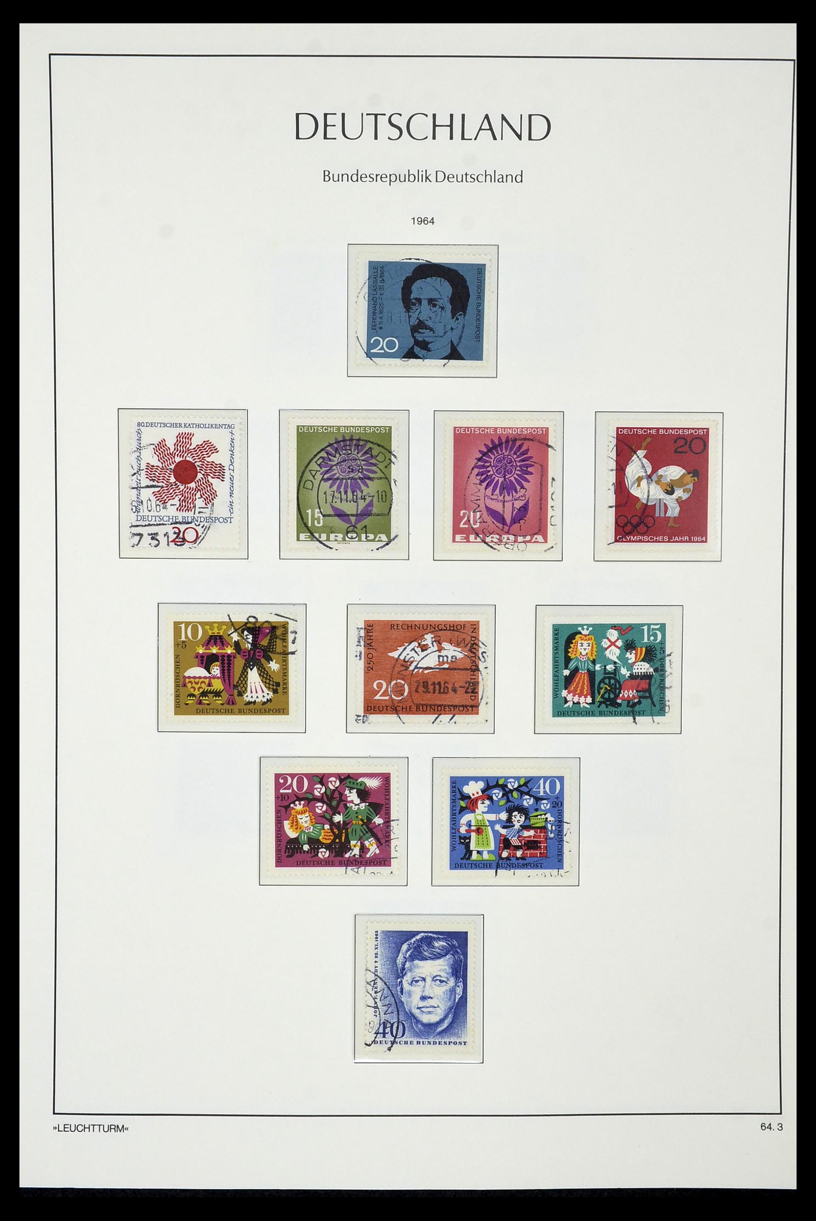 35061 030 - Stamp Collection 35061 Bundespost 1949-1977.