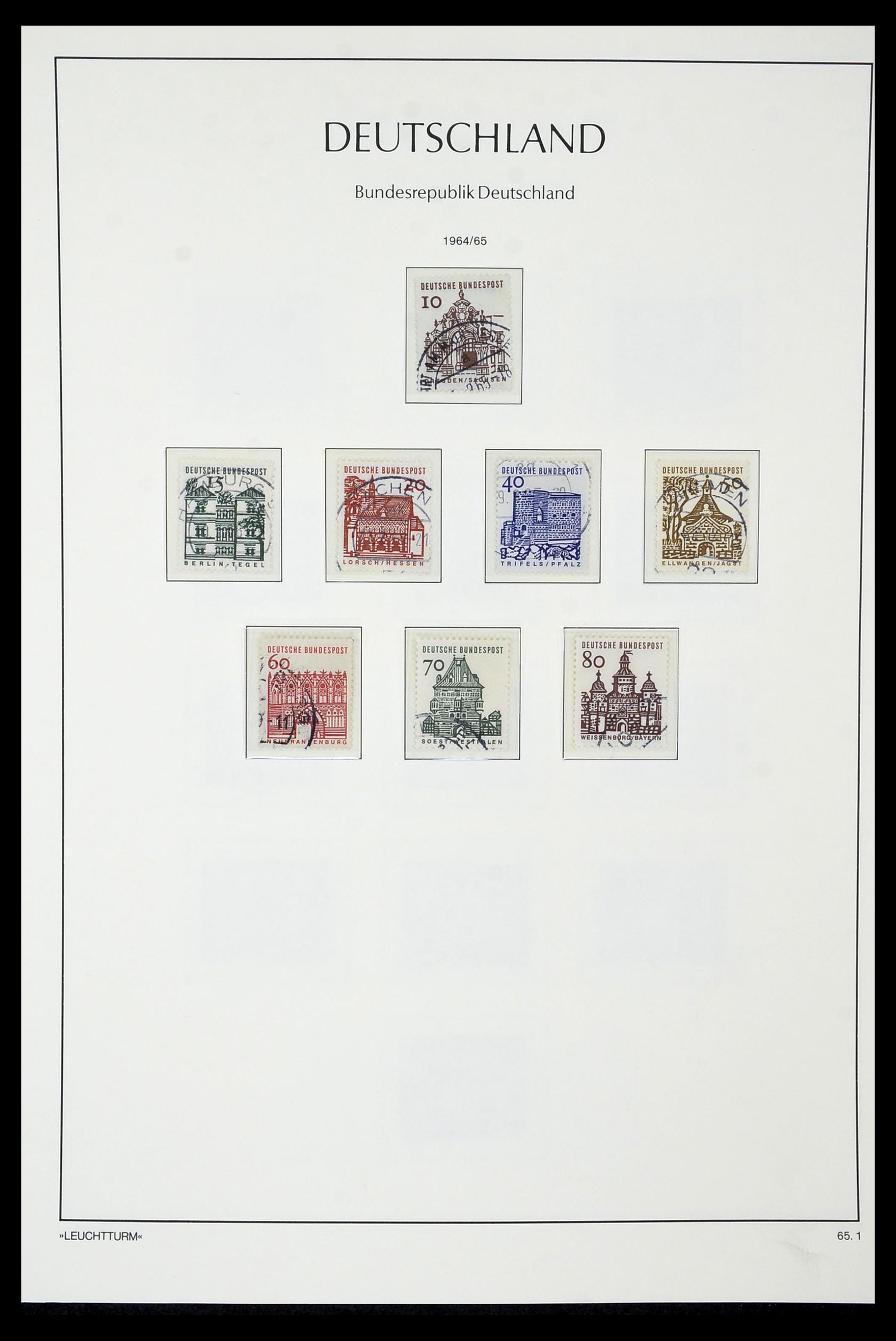 35061 032 - Stamp Collection 35061 Bundespost 1949-1977.