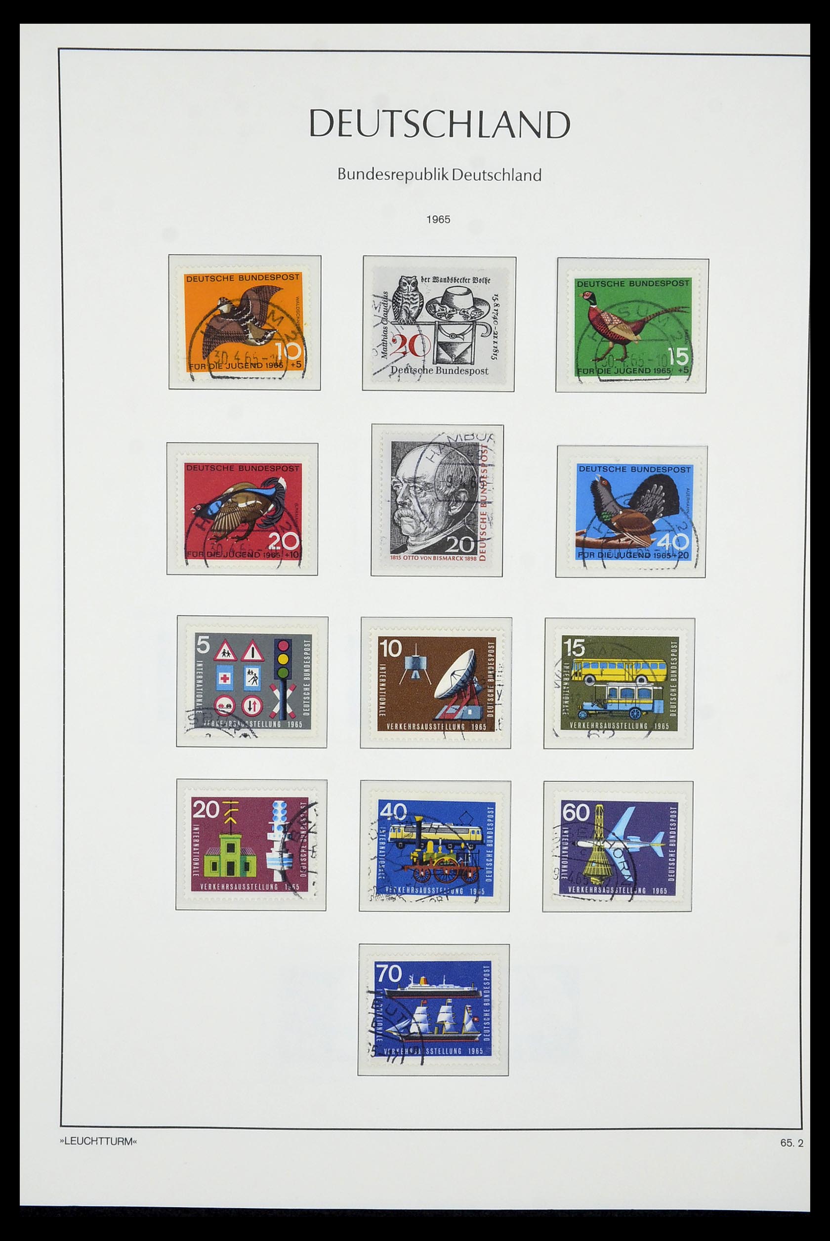 35061 033 - Postzegelverzameling 35061 Bundespost 1949-1977.