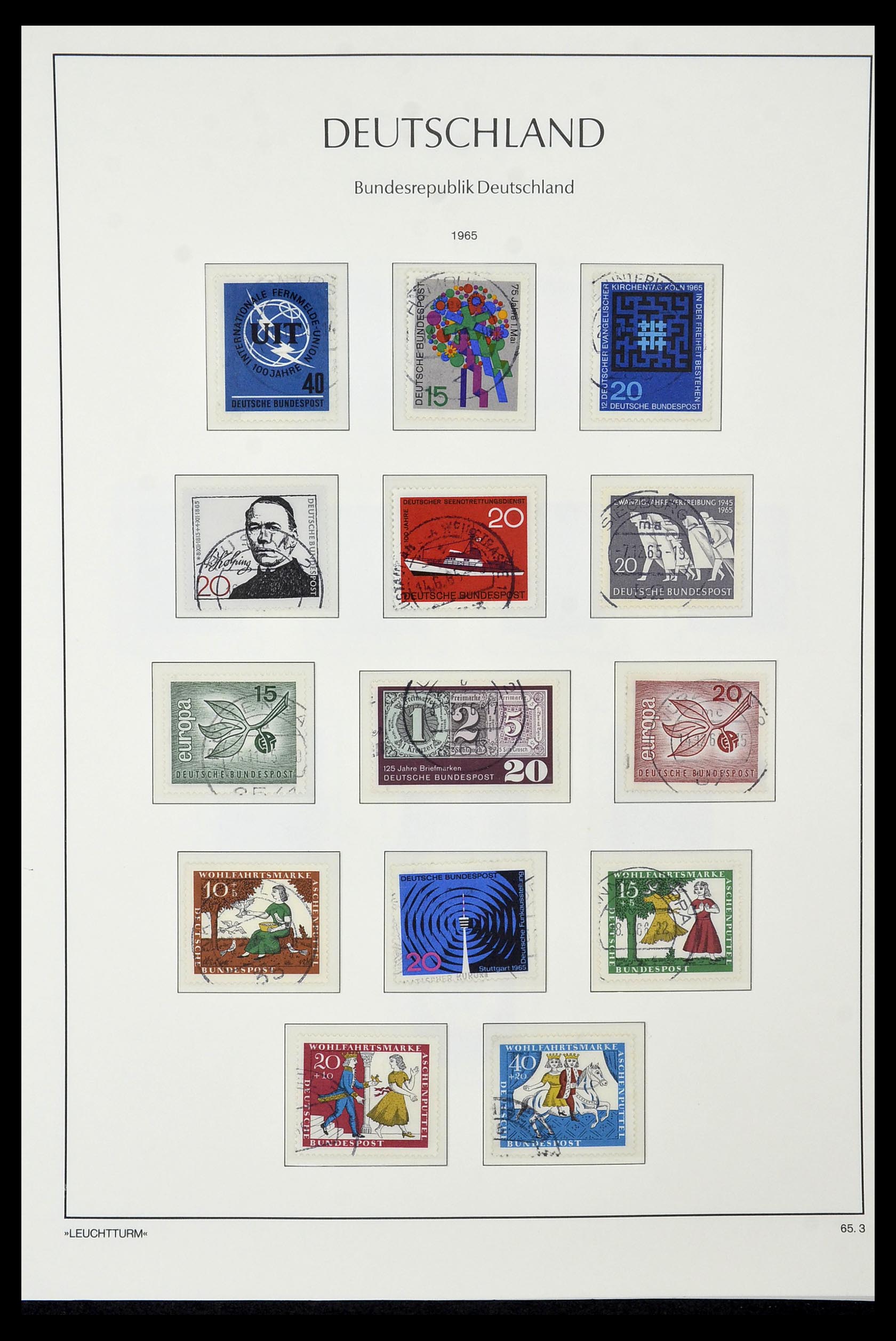 35061 034 - Postzegelverzameling 35061 Bundespost 1949-1977.