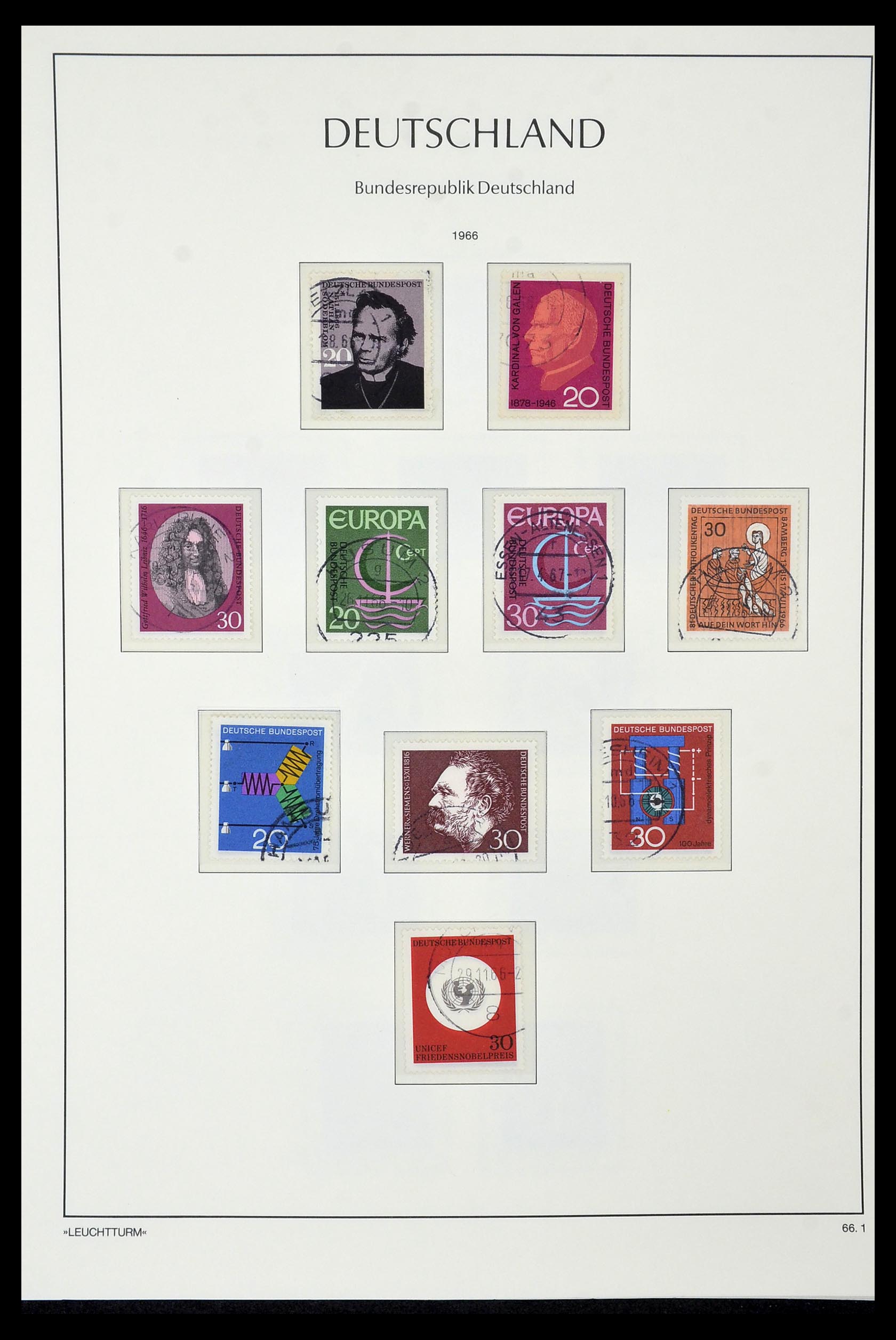 35061 035 - Postzegelverzameling 35061 Bundespost 1949-1977.