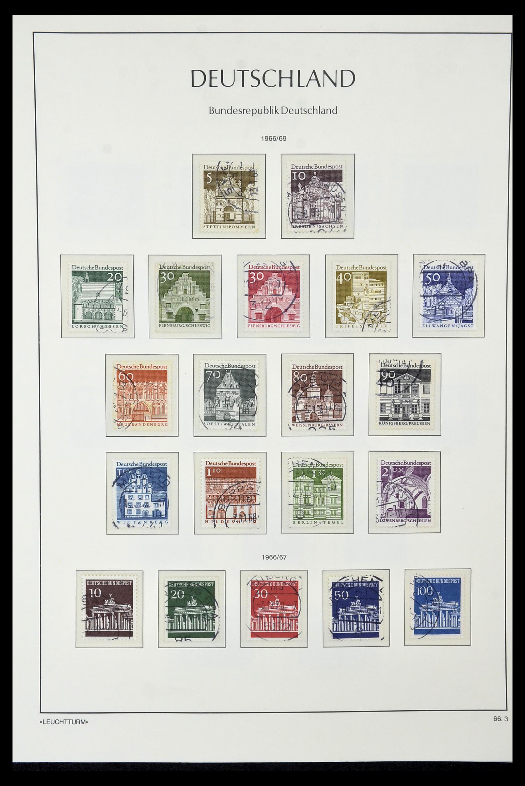 35061 037 - Stamp Collection 35061 Bundespost 1949-1977.