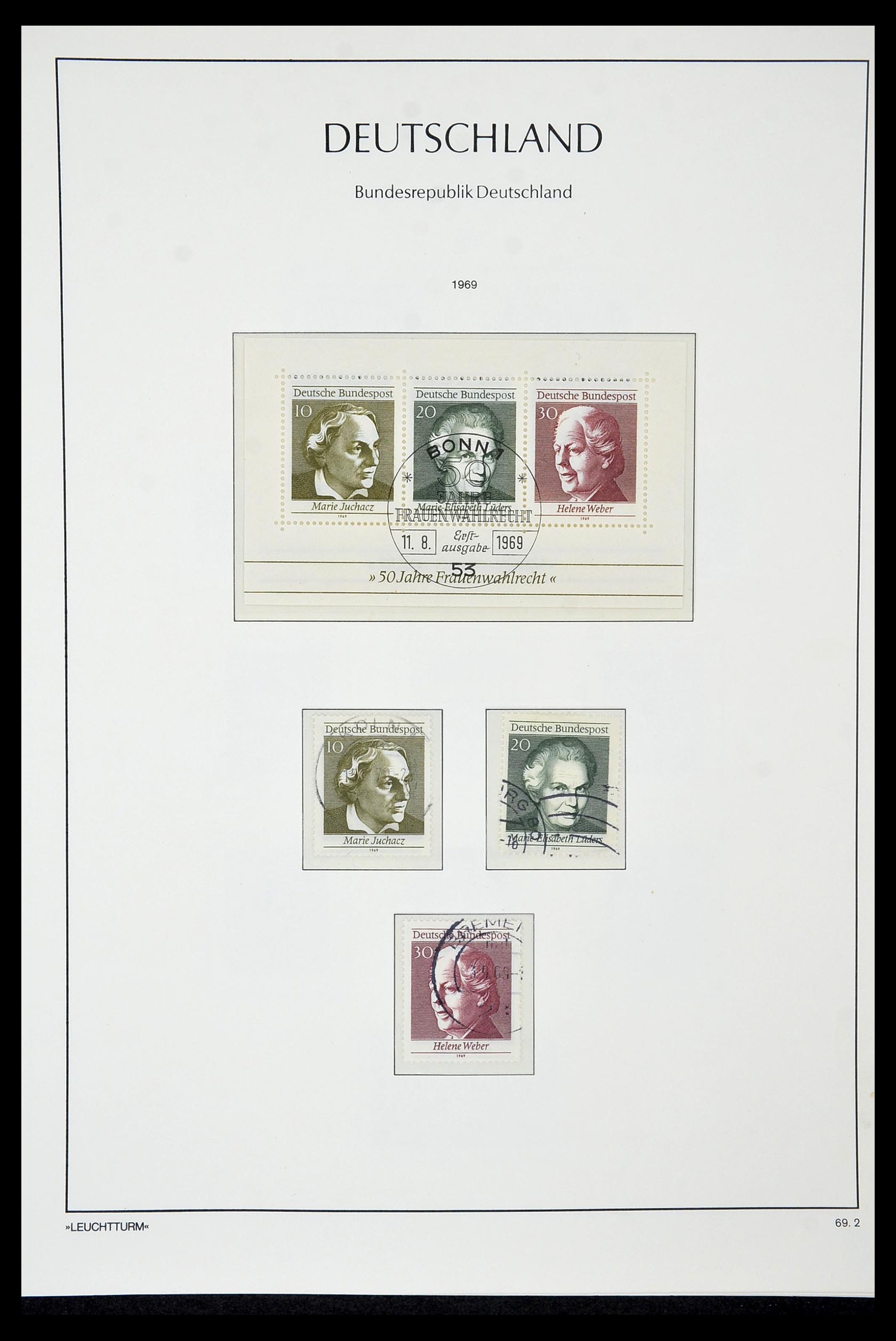 35061 044 - Postzegelverzameling 35061 Bundespost 1949-1977.