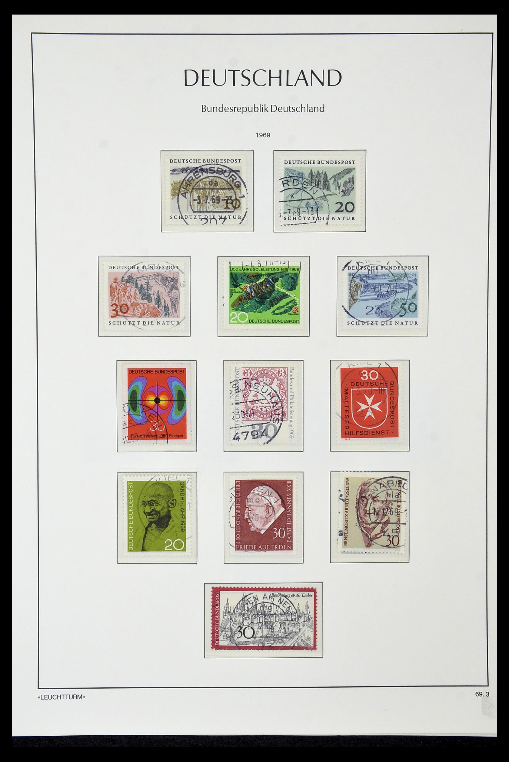 35061 045 - Postzegelverzameling 35061 Bundespost 1949-1977.