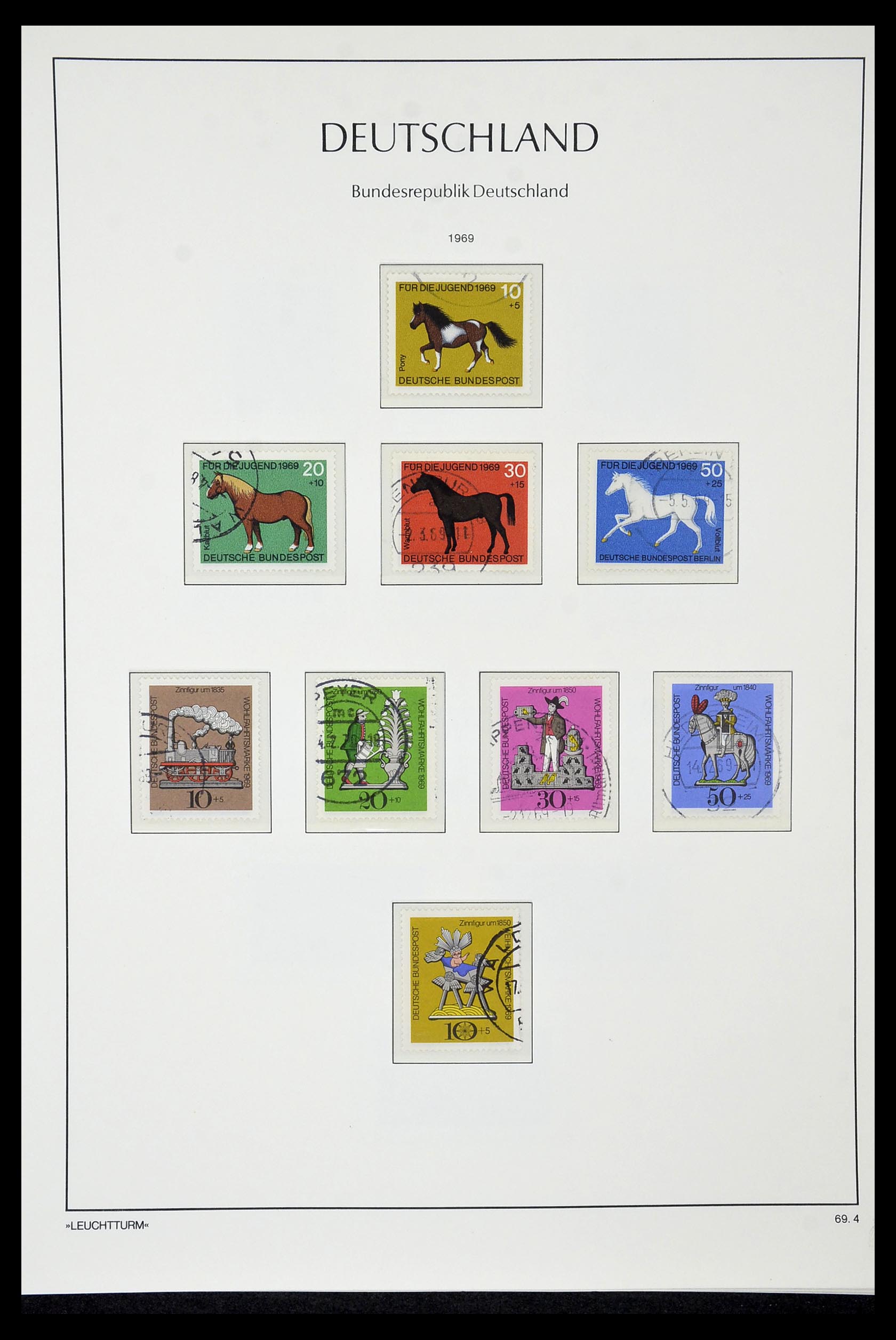 35061 046 - Stamp Collection 35061 Bundespost 1949-1977.