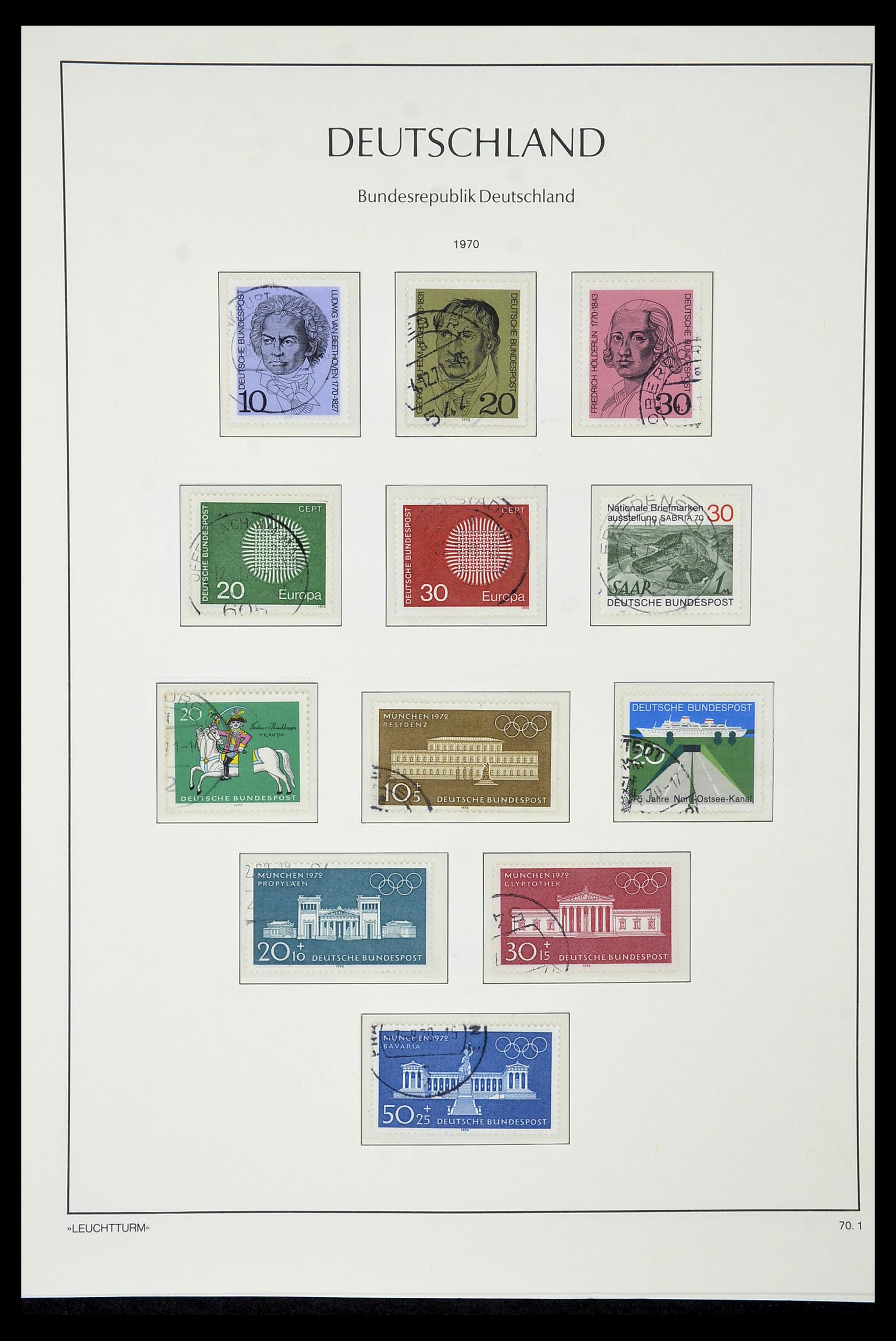 35061 047 - Stamp Collection 35061 Bundespost 1949-1977.